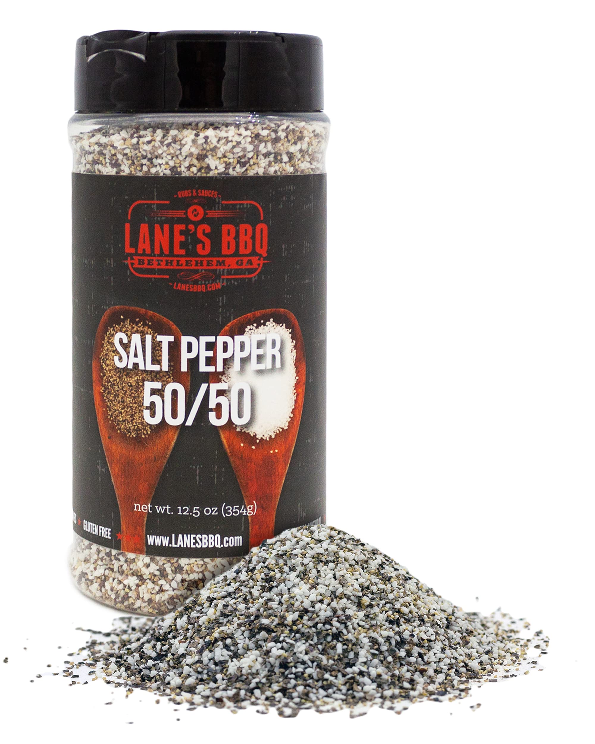 Lane's SPG Seasoning - Coarse Ground Salt Pepper Garlic Seasoning | SPG Rub  | Keto Friendly |Gluten Free | No MSG | No Preservatives - 12.5oz