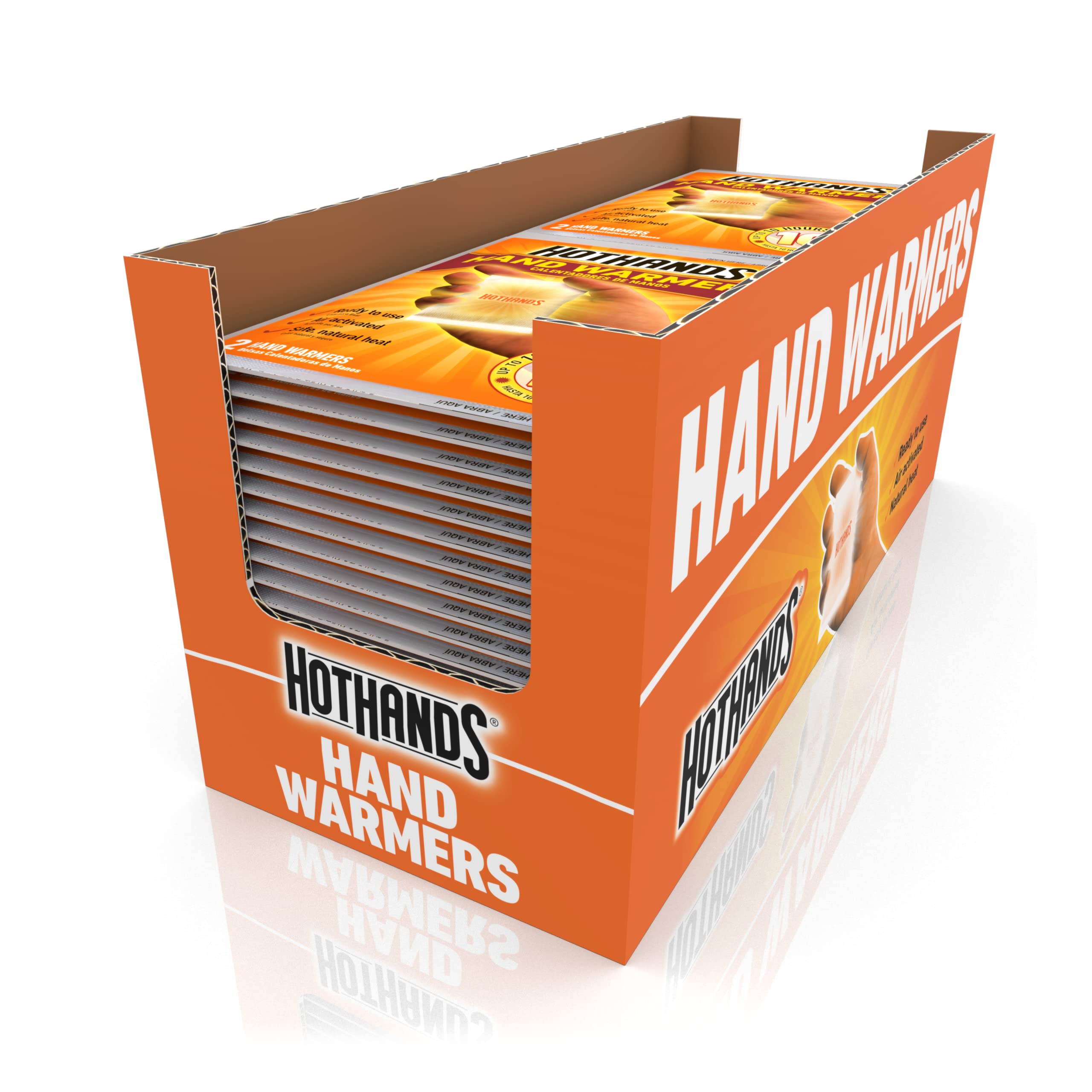 HotHands Hand Warmers - Long Lasting Safe Natural Odorless Air Activated  Warmers - Up to 10 Hours of Heat - 40 Pair