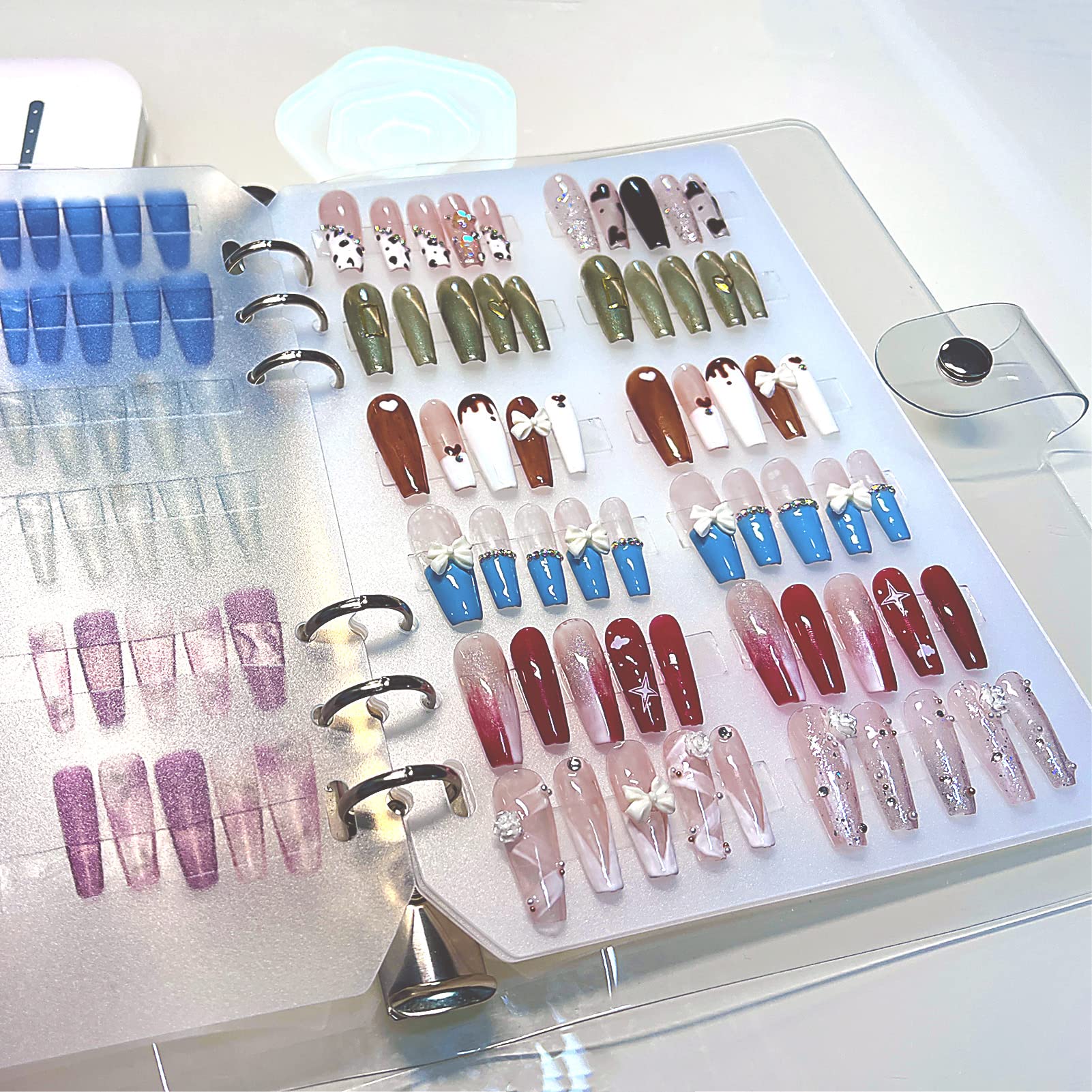 Showroom - Transparent Press On Nail Storage Box / Set