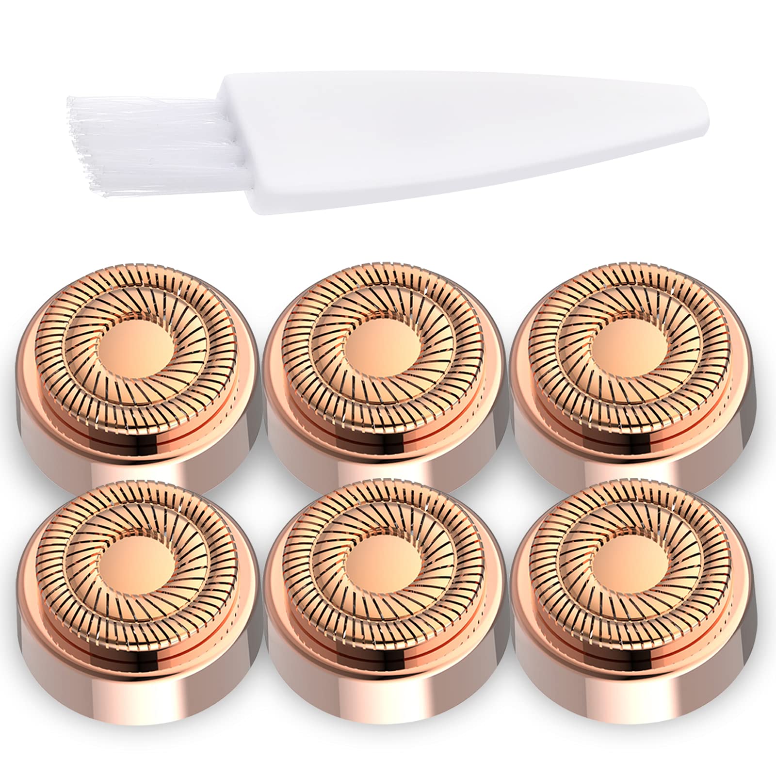 Facial Hair Remover Replacement Heads: Generation 2 Replacement heads for Finishing Touch Flawless Gen 2 For Women, Double Halo Painless and Smooth As Seen On TV, 18K Gold-Plated Rose Gold 6 Count Facial Hair Remover Replacement Heads: Generation 2 Replacement heads for Finishing Touch Flawless Gen 2 For Women, Double Halo Painless and Smooth As Seen On TV, 18K Gold-Plated Rose Gold 6 Count