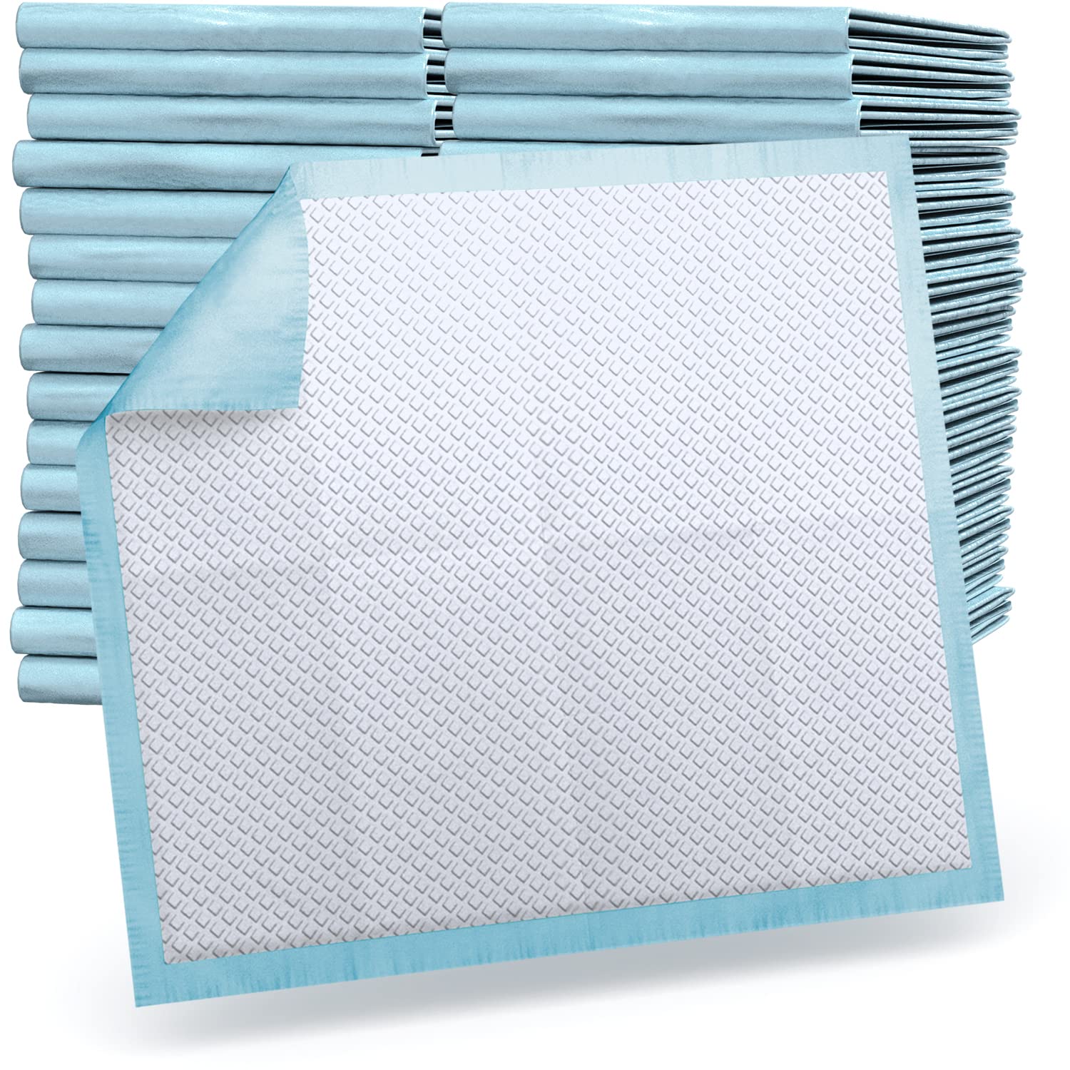 50 x Pulp Quilted 36” x 36” Disposable Incontinence Underpads  High  Absorbency Waterproof Protective Bed Pads for Mattress, Sofa & Chair for  Babies, Children, Adults, & Elderly 50 Pack