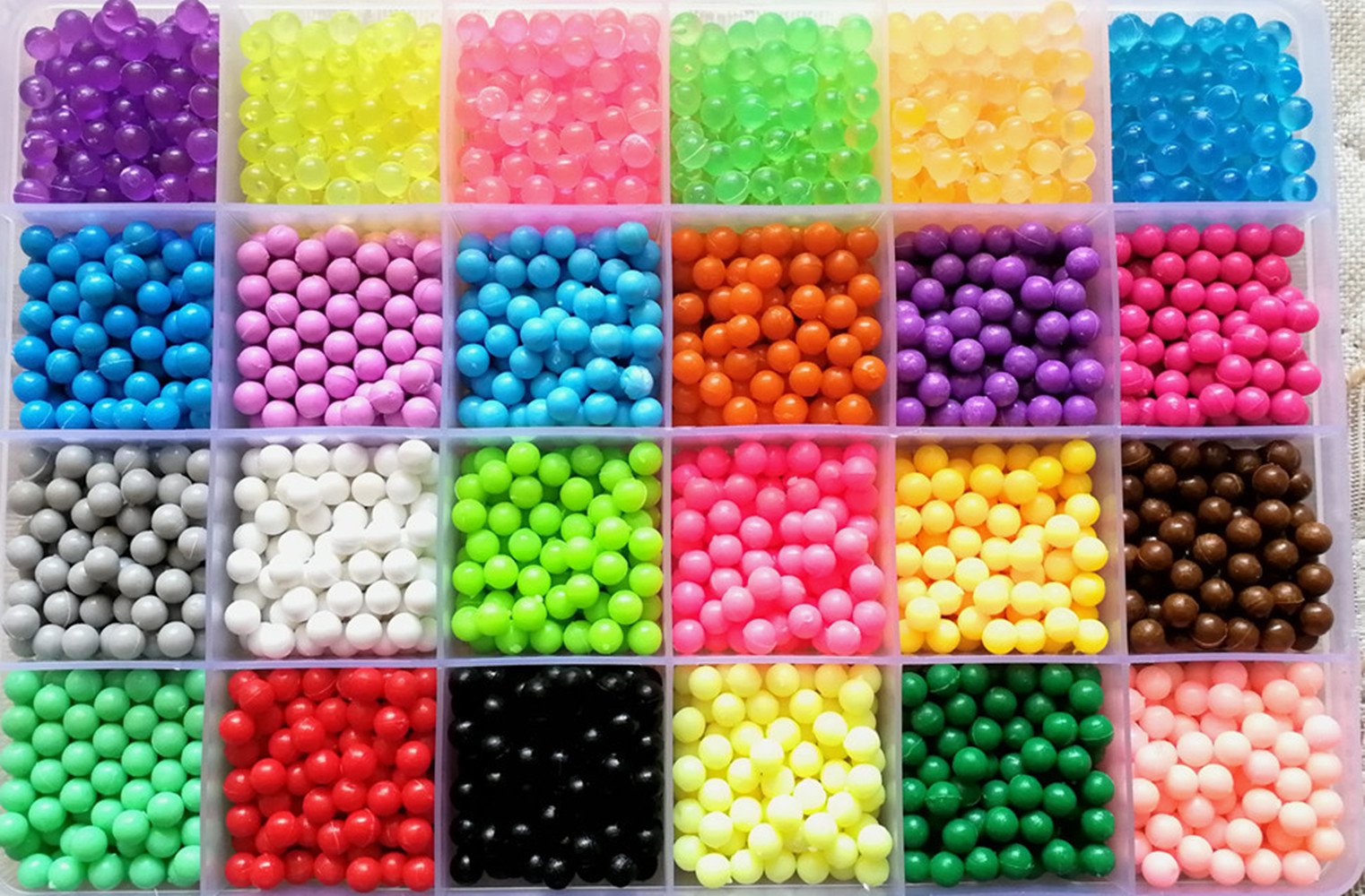 Wholesale 12 Colors 1800pcs Round Water Fuse Beads Kits for Kids 