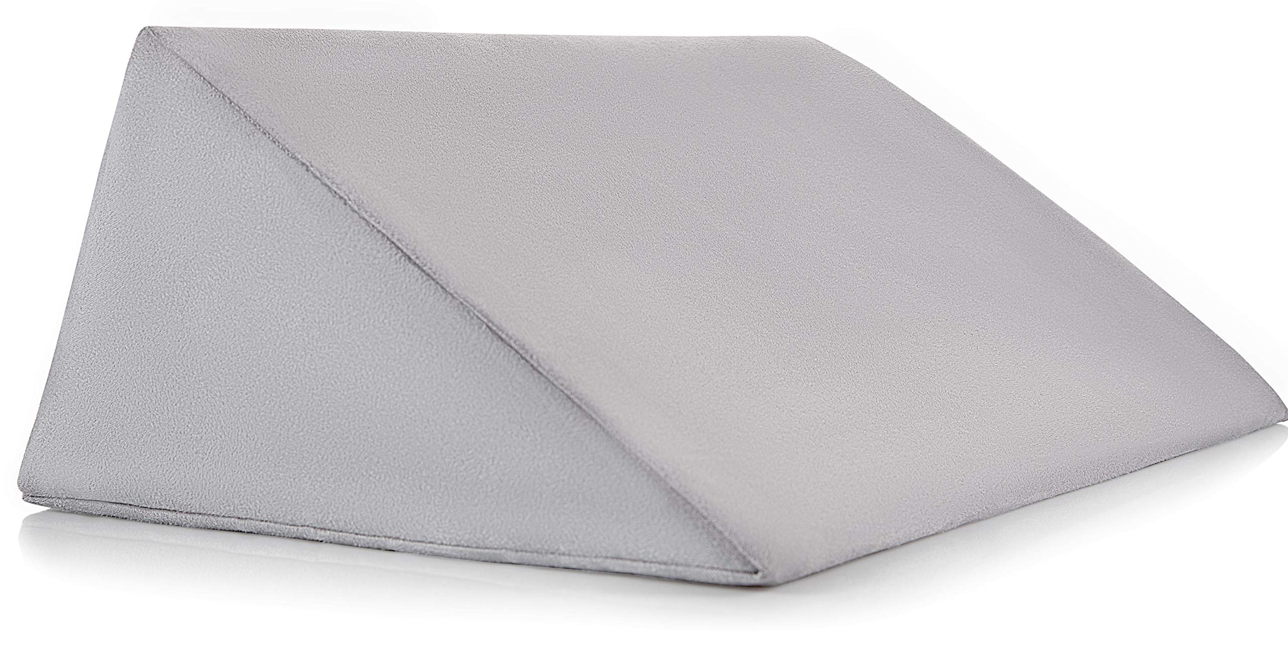 The Wedge Small Wedge Pillow Positioning Pillow Positioning Wedge Foam  Wedge Pregnancy Wedge Made in USA Medical Wedge Pillow Position Pillow Ramp  Pillow Tablet Pillow Knee Pillow Gray