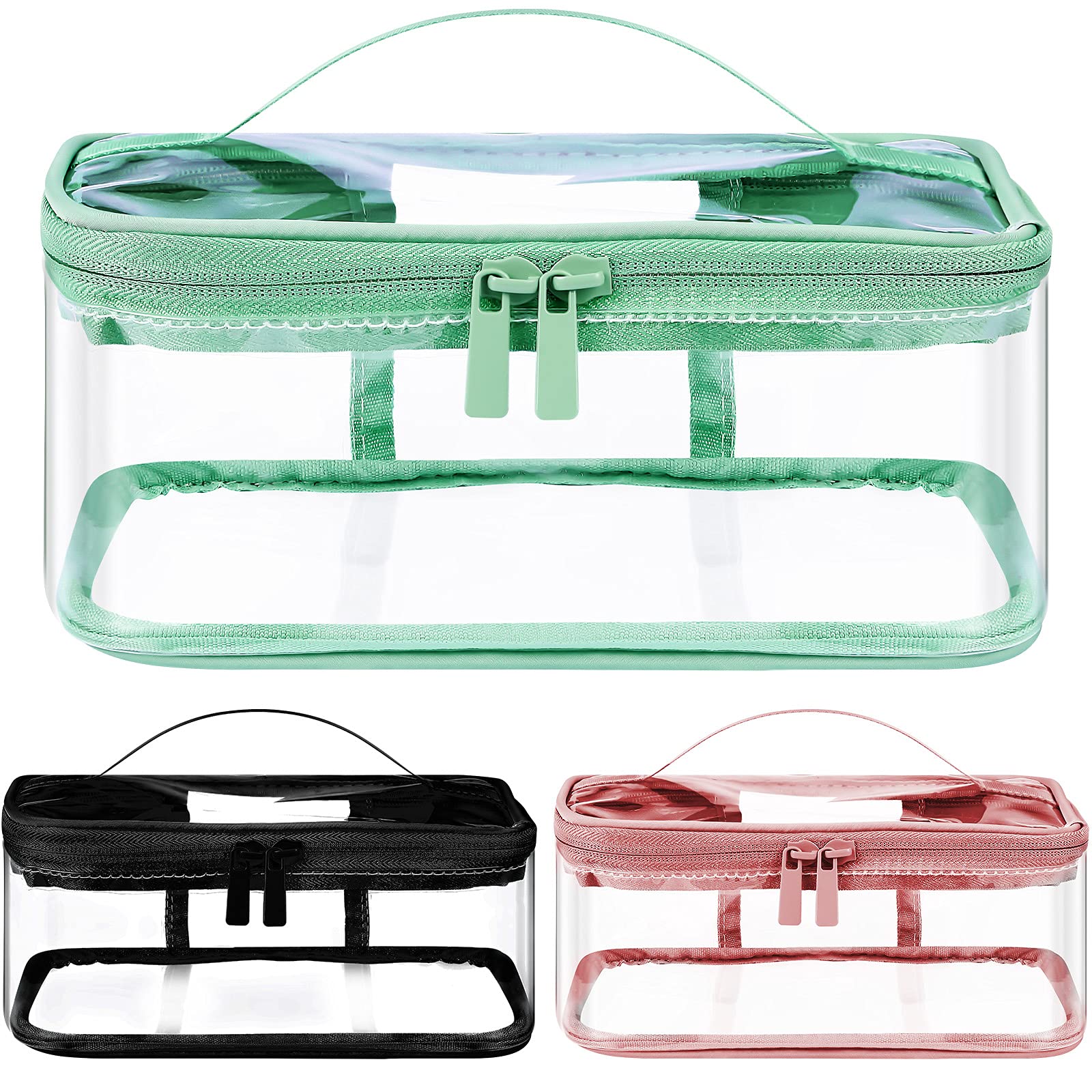 Clear Cube Travel Cosmetics Wash Bag, Plastic Waterproof Portable Storage  Bag, Handheld Makeup Organizer Bag - Temu