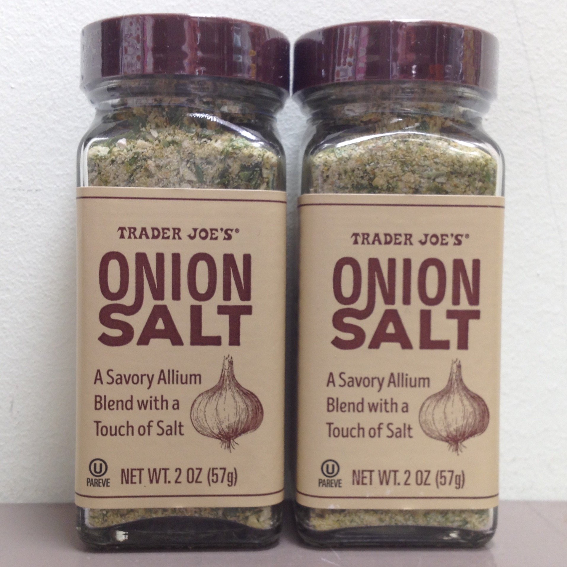 Trader Joes Onion Salt (Pack of 2)