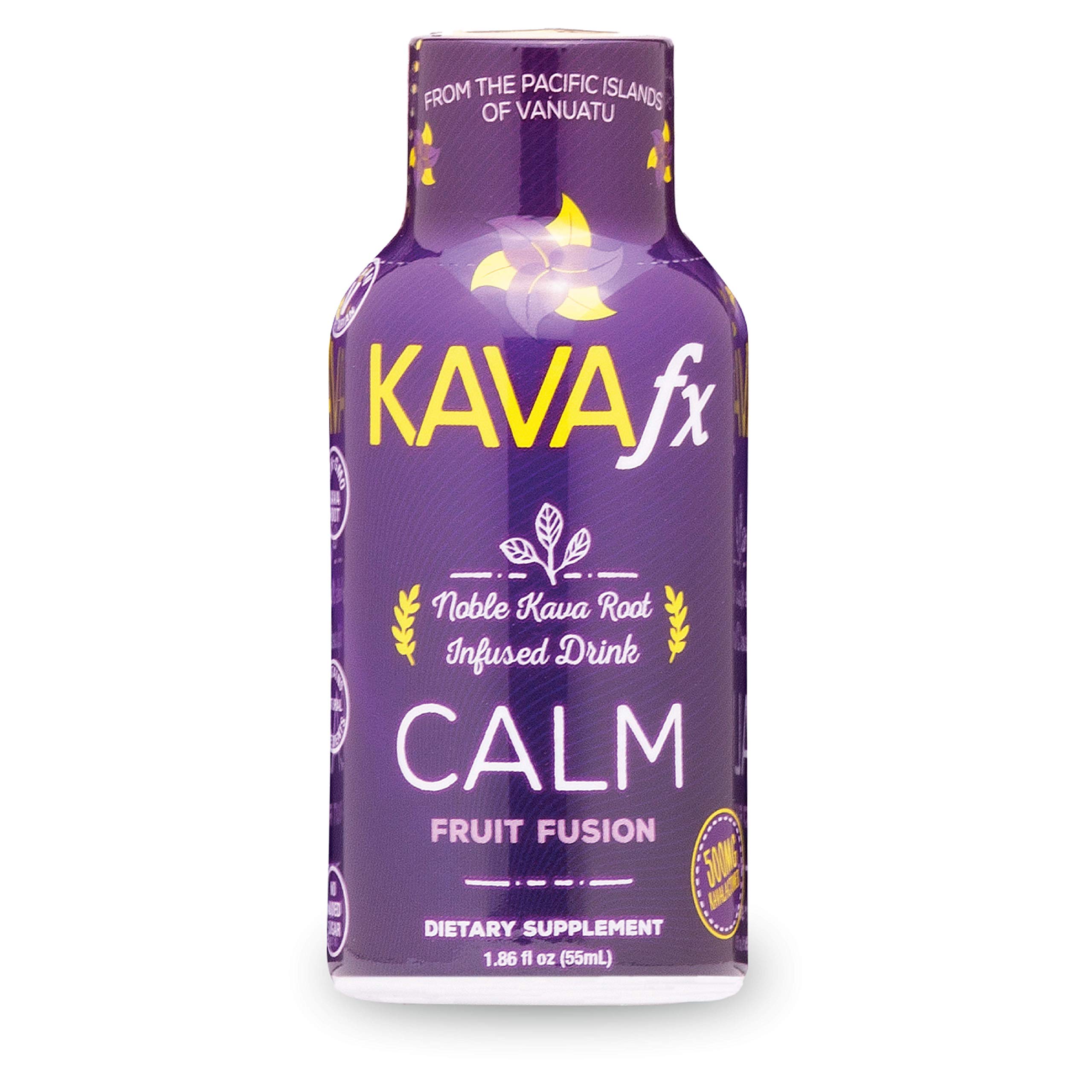 KavaFx Calm Kava Shot Premium Vanuatu Noble Kava Root Extract