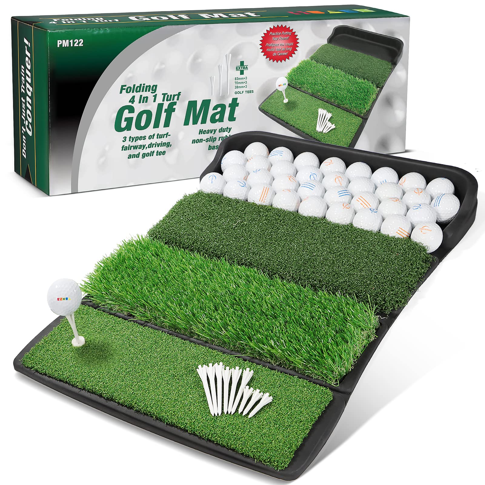Chipping Golf & Practice Mats Golf Game Training Mat Indoor