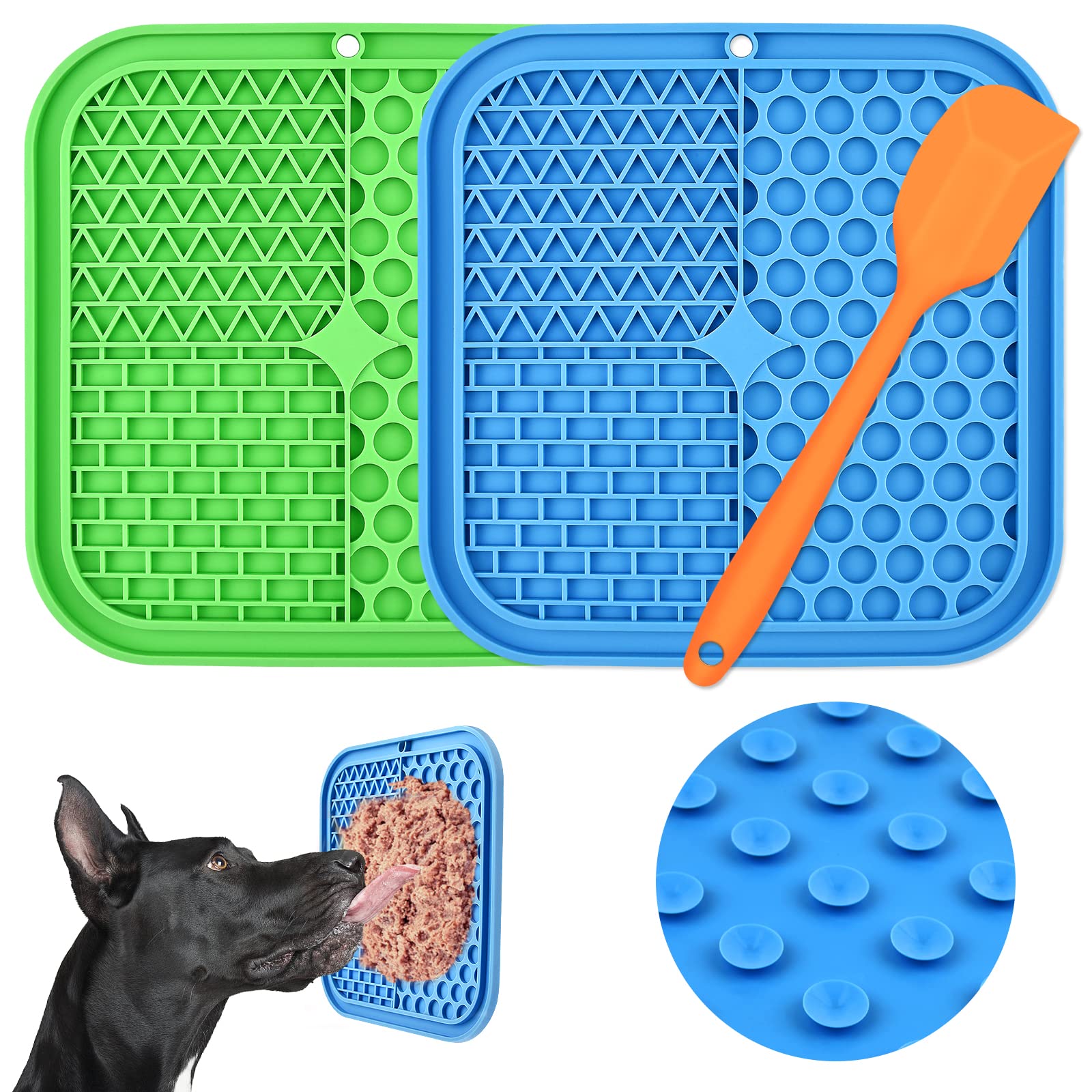 Silicone Licking Pad Pet Lick Mat Dog Slow Feeder Licky Peanut