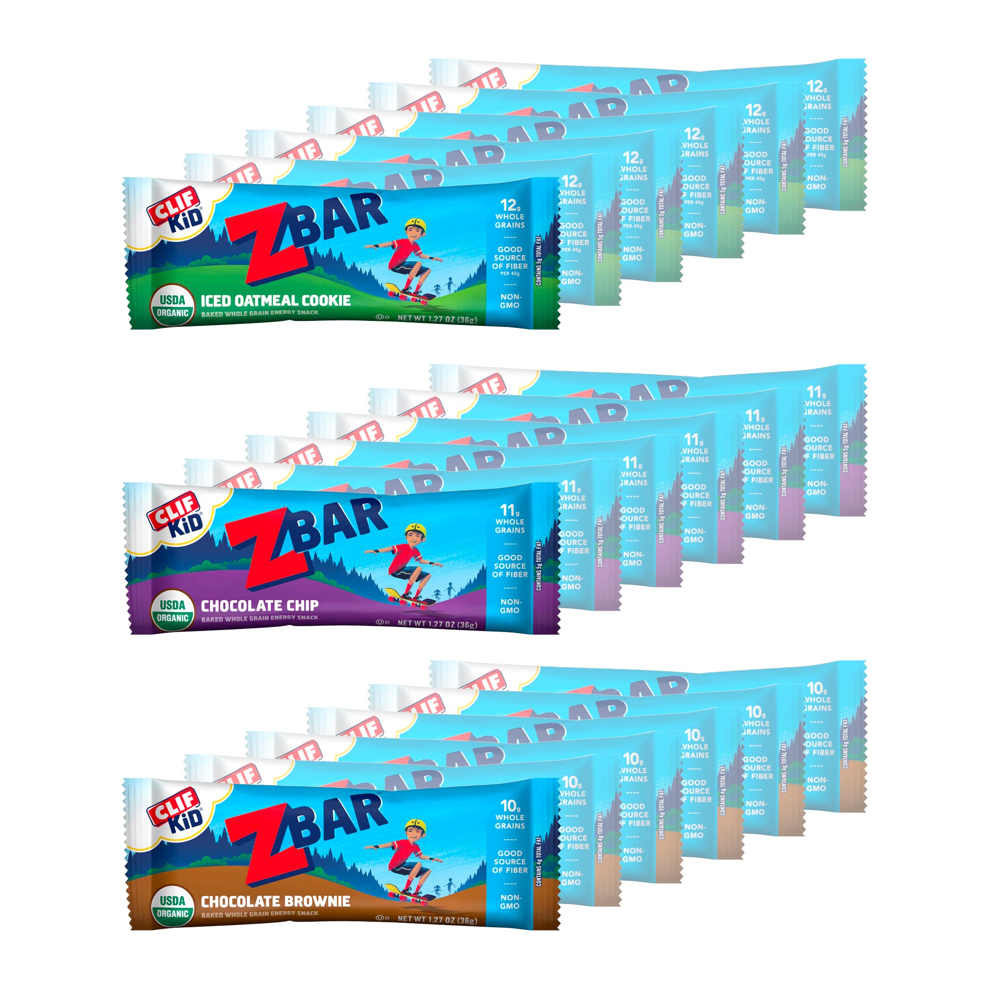 Zbar® Chocolate Chip Energy Snack Bars, 6 count, Clif Bar