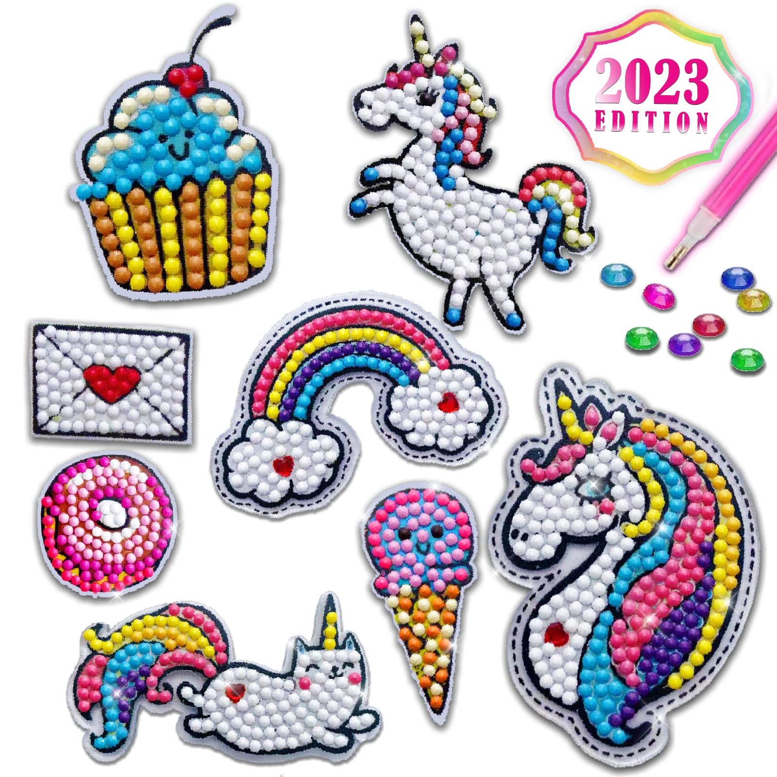 Gifts for 9 10 11 Year Old Girls, Diamond Arts Kits for Kids Age 8 9 10 11  12 Unicorn Presents Arts and Crafts for Kids Teenage Girl Toys Gifts Age