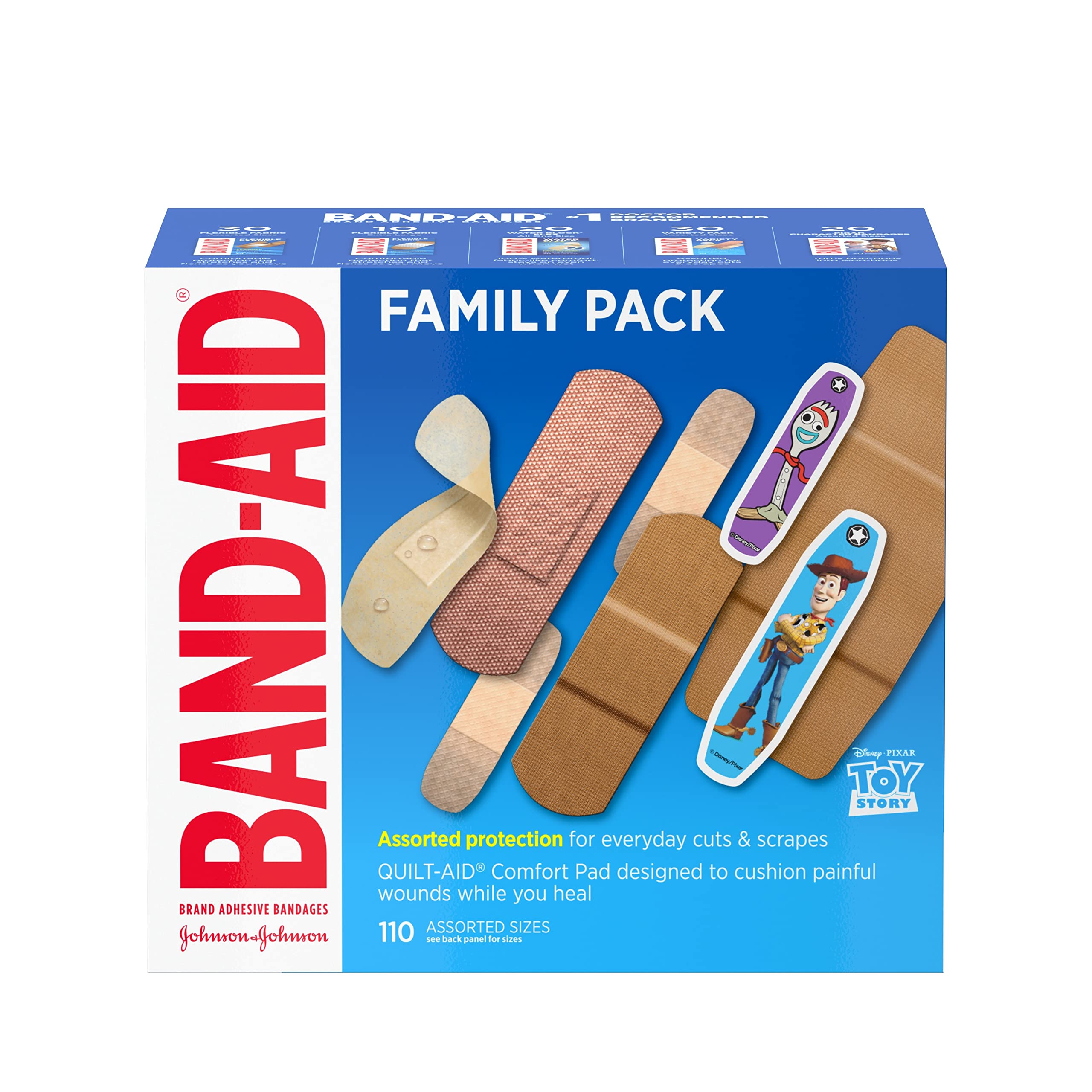 Johnson & Johnson Band-Aid Brand Adhesive Bandages 8 Pack