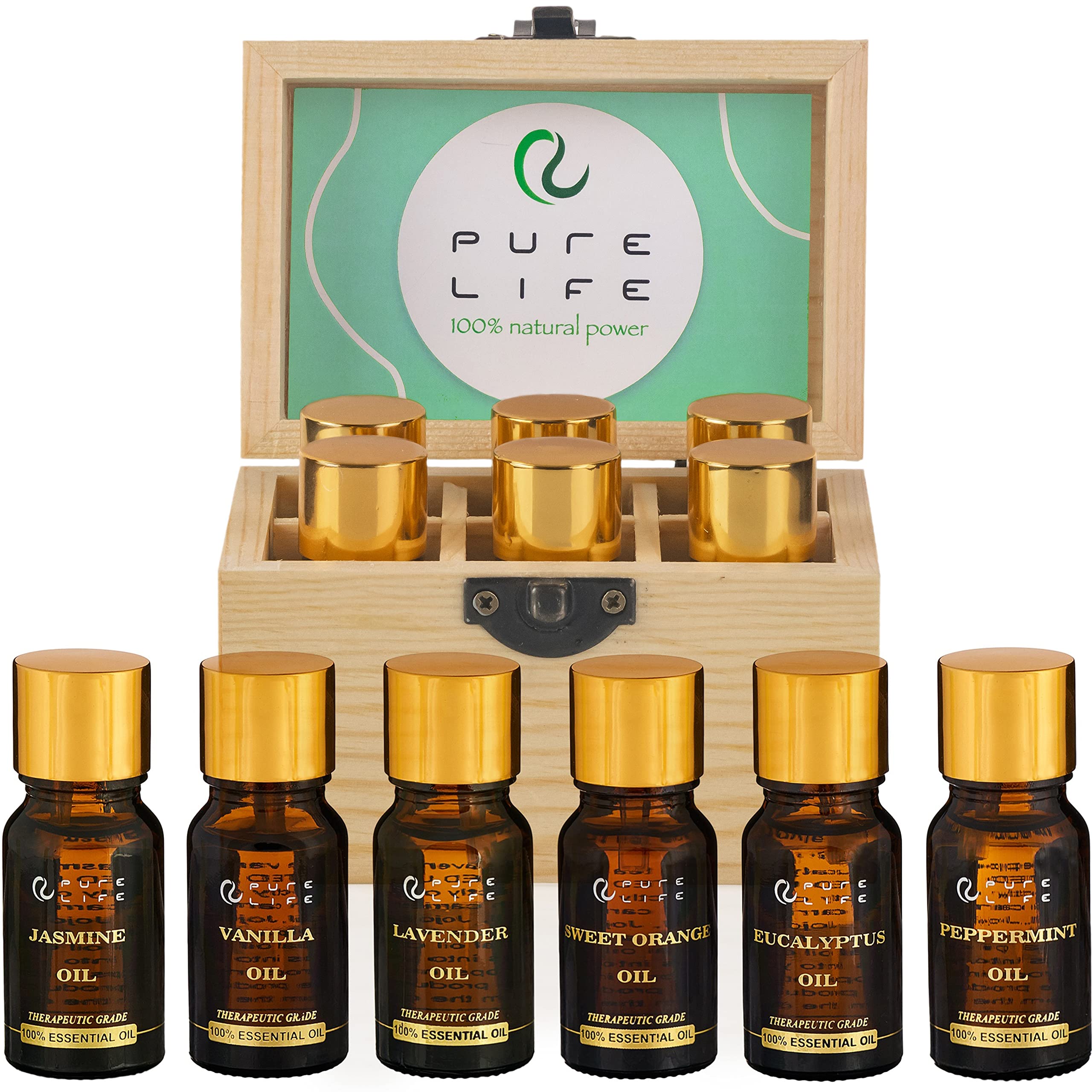 Mayan's Secret Premium Pure Grade Essential Oils-Serenity Euro Style  Dropper- Essential Oils for Diffuser, Humidifier, Massage, Aromatherapy,  Skin Hair Care Gift Set 6/10ml 