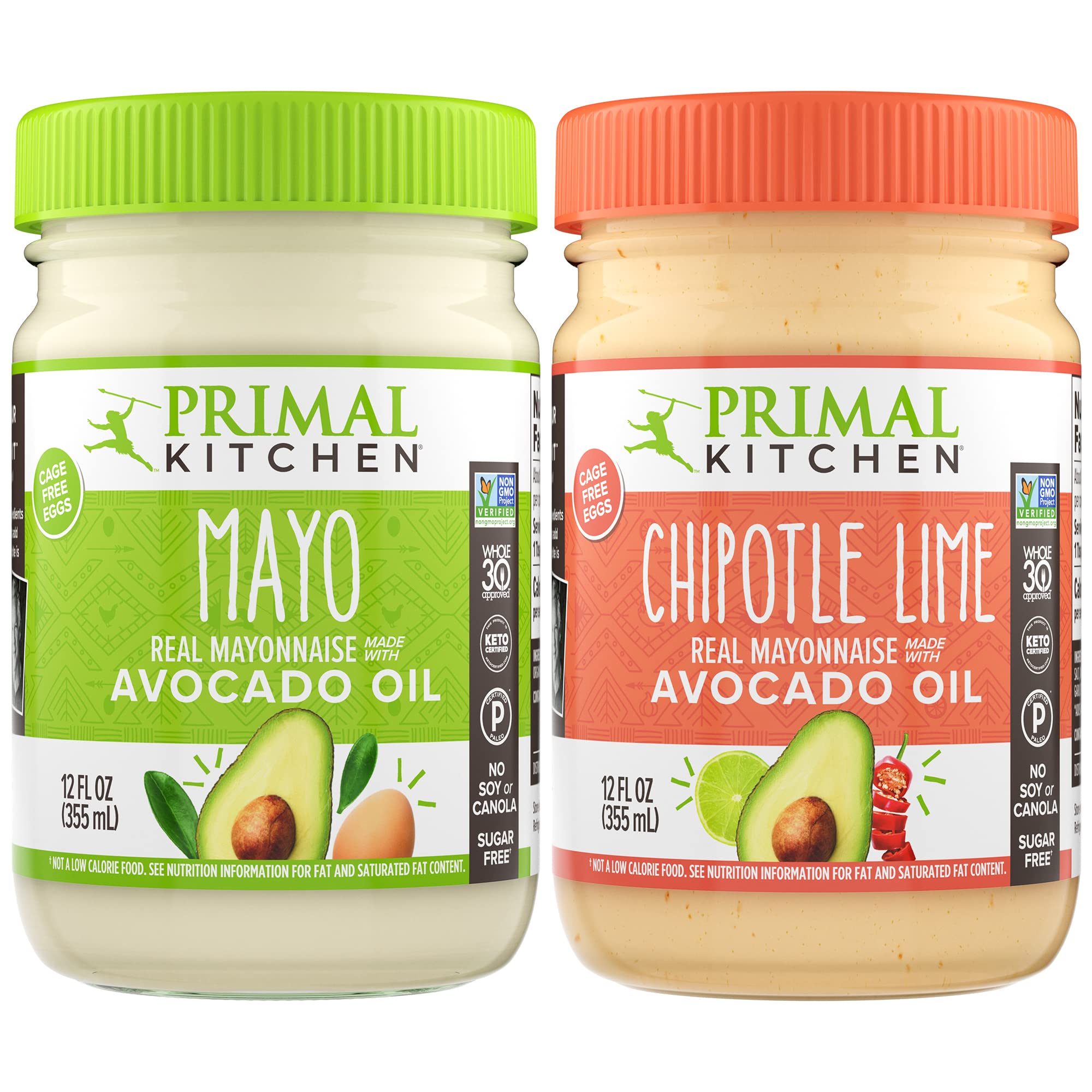 Primal Kitchen Chipotle Lime Mayonnaise Made With Avocado Oil - Case Of  6/17 Oz : Target