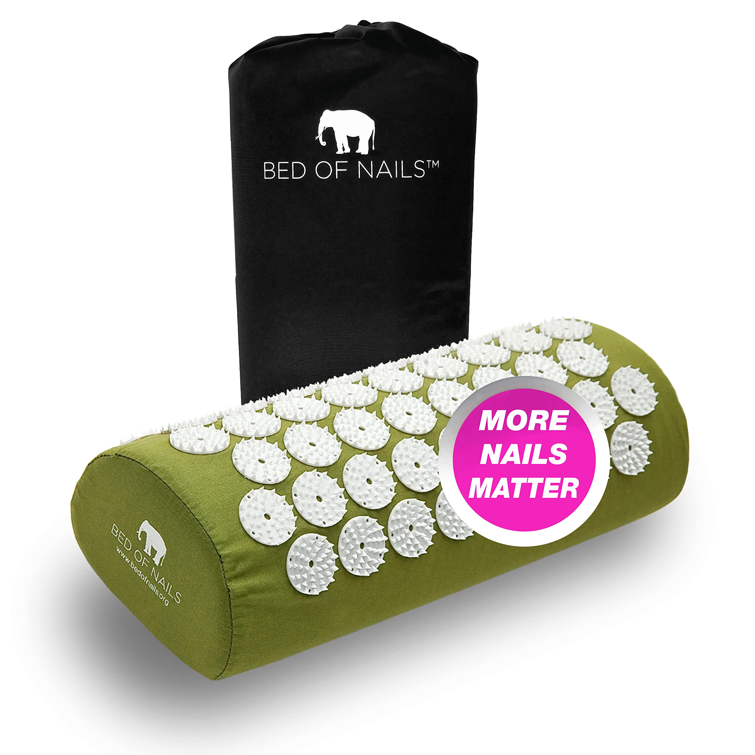 Bed of Nails Bon Mat & Pillow - Black