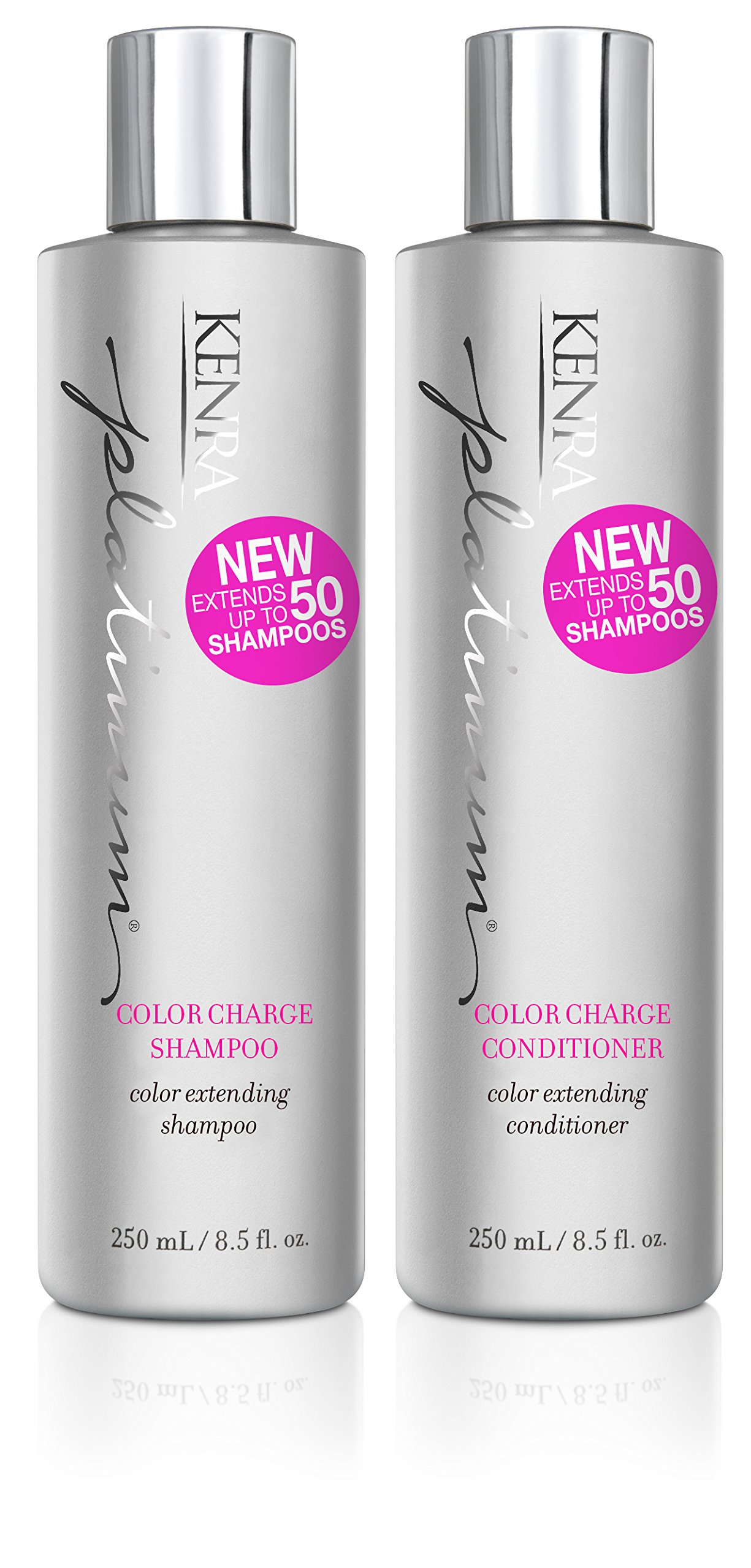 Kenra Platinum Color Charge Shampoo/Conditioner Set | Color Extending ...
