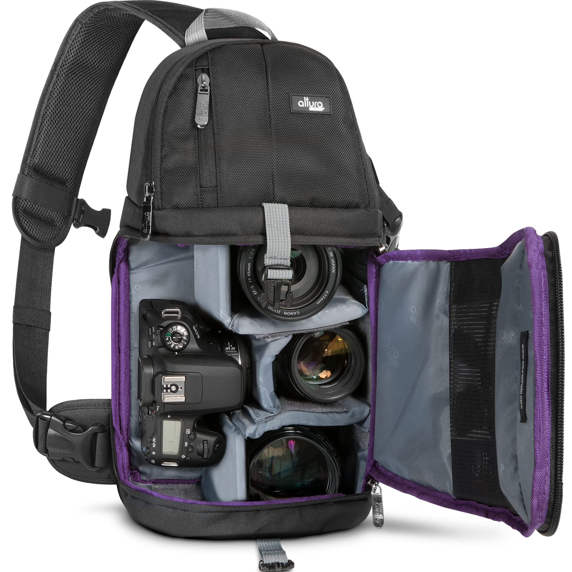 Waterproof Canvas DSLR Camera Backpack, Camera Bag for Sony Canon Nikon  Olympus B6302 | EchoPurse