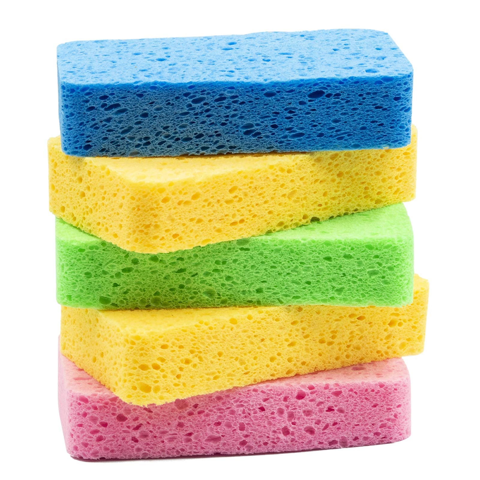 12 Pack Multi-Purpose Scrub Sponges Kitchen, Dish Sponge, Non-Scratch  Microfiber Sponge for Efficiently Cleaning Dishes, Pots, and Pans, and More