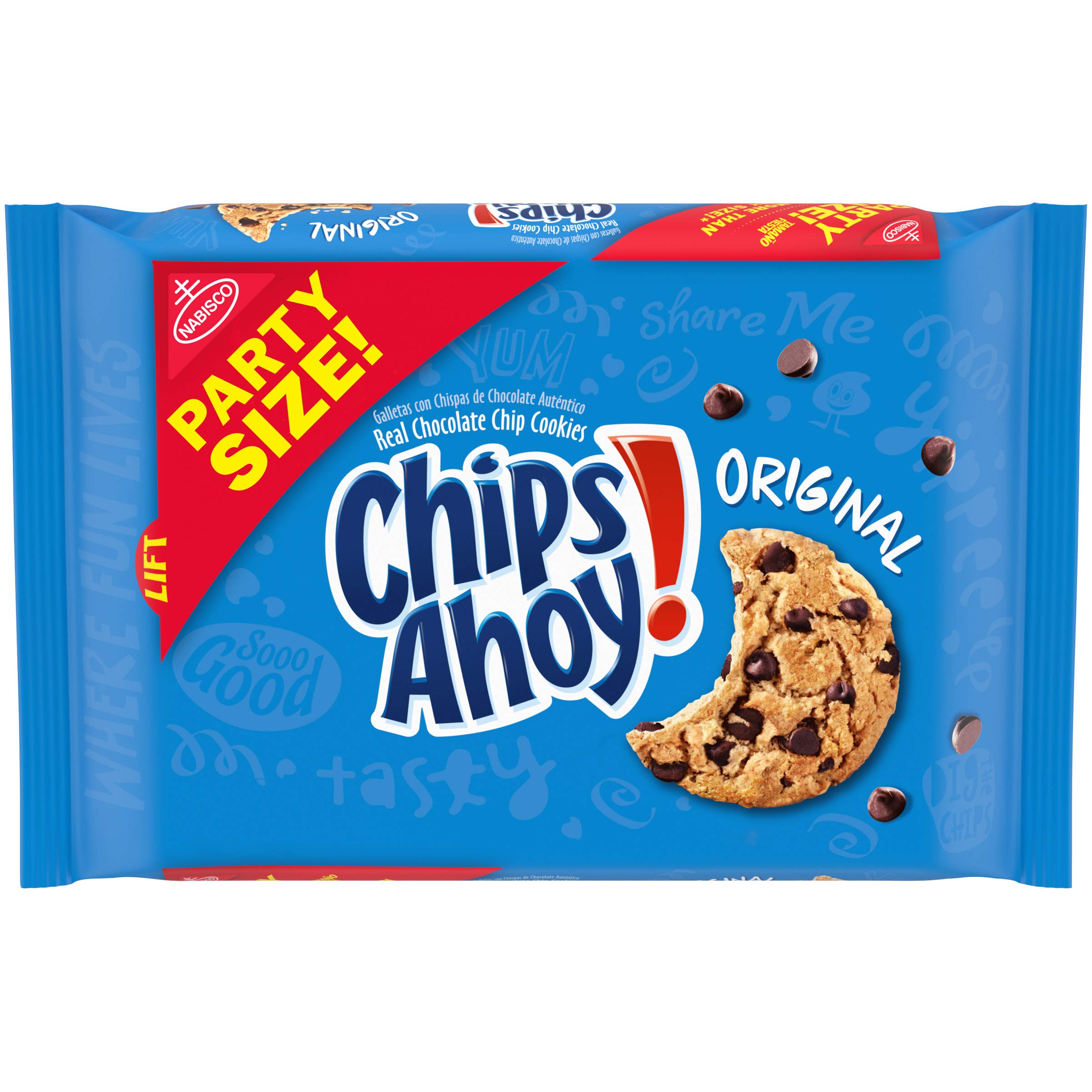 CHIPS AHOY! Original Chocolate Chip Cookies Party Size 25.3 oz