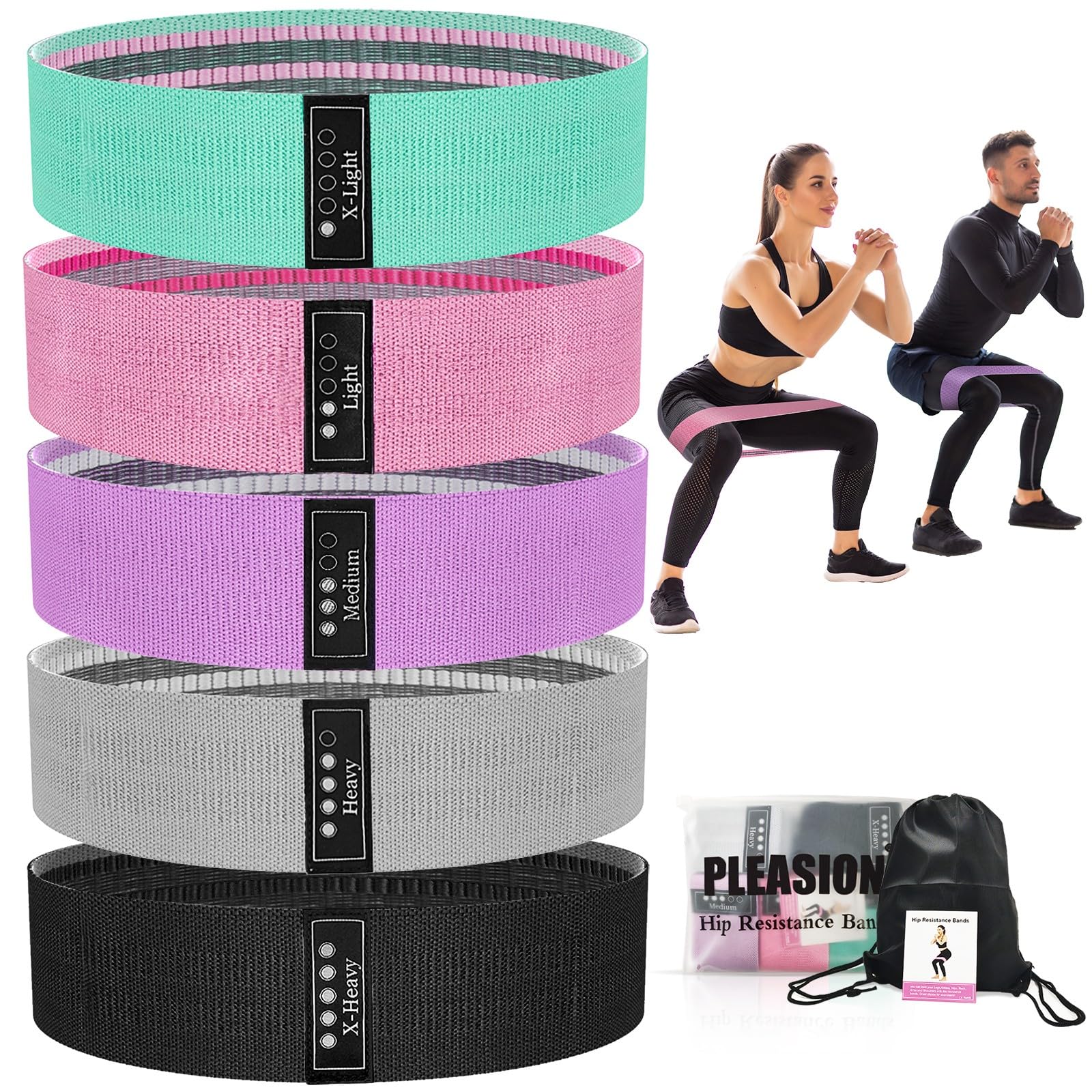  Resistance Loop Exercise Bands Exercise Bands for Home