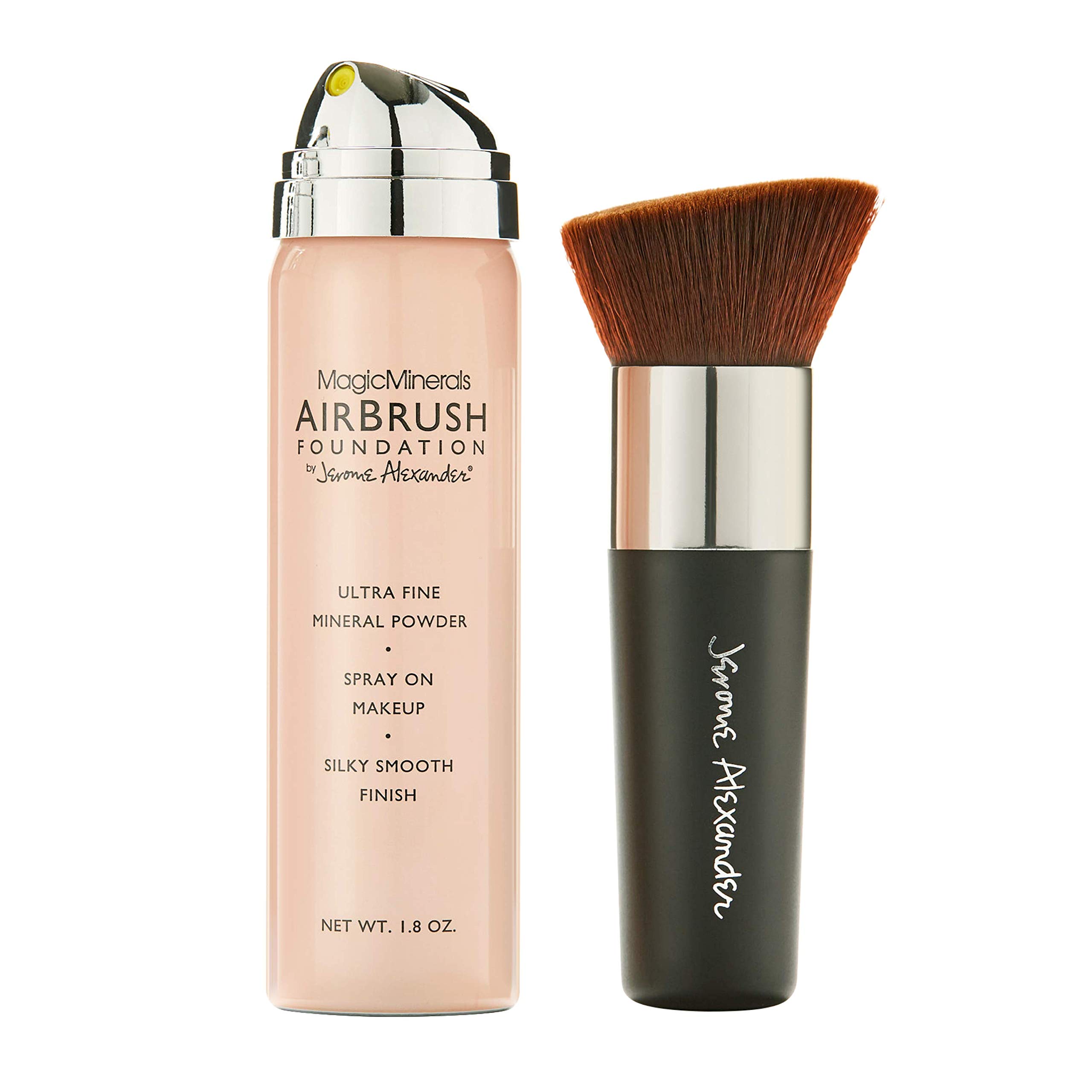 MagicMinerals AirBrush Foundation by Jerome Alexander 2pc Set with