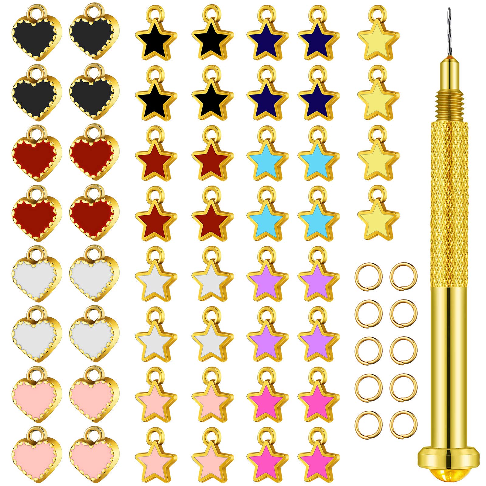 Gold Nail Art Dangle Piercing Hand Drill Use to Pierce a Hole on the Nail  Tip to Add Dangles or Rings - Etsy