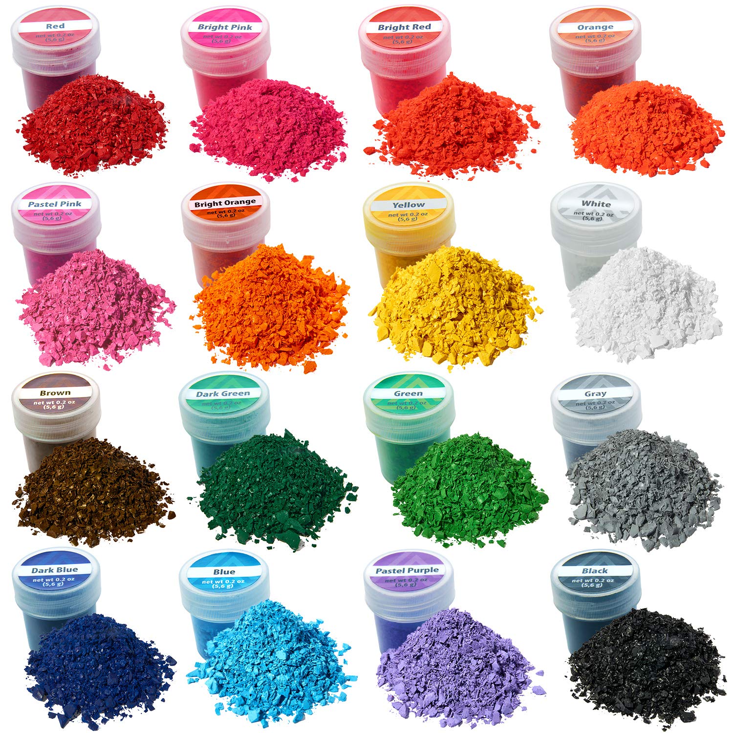 Candle Dye Chips for Making Candles, Color Dye 2 Oz for Soy Wax