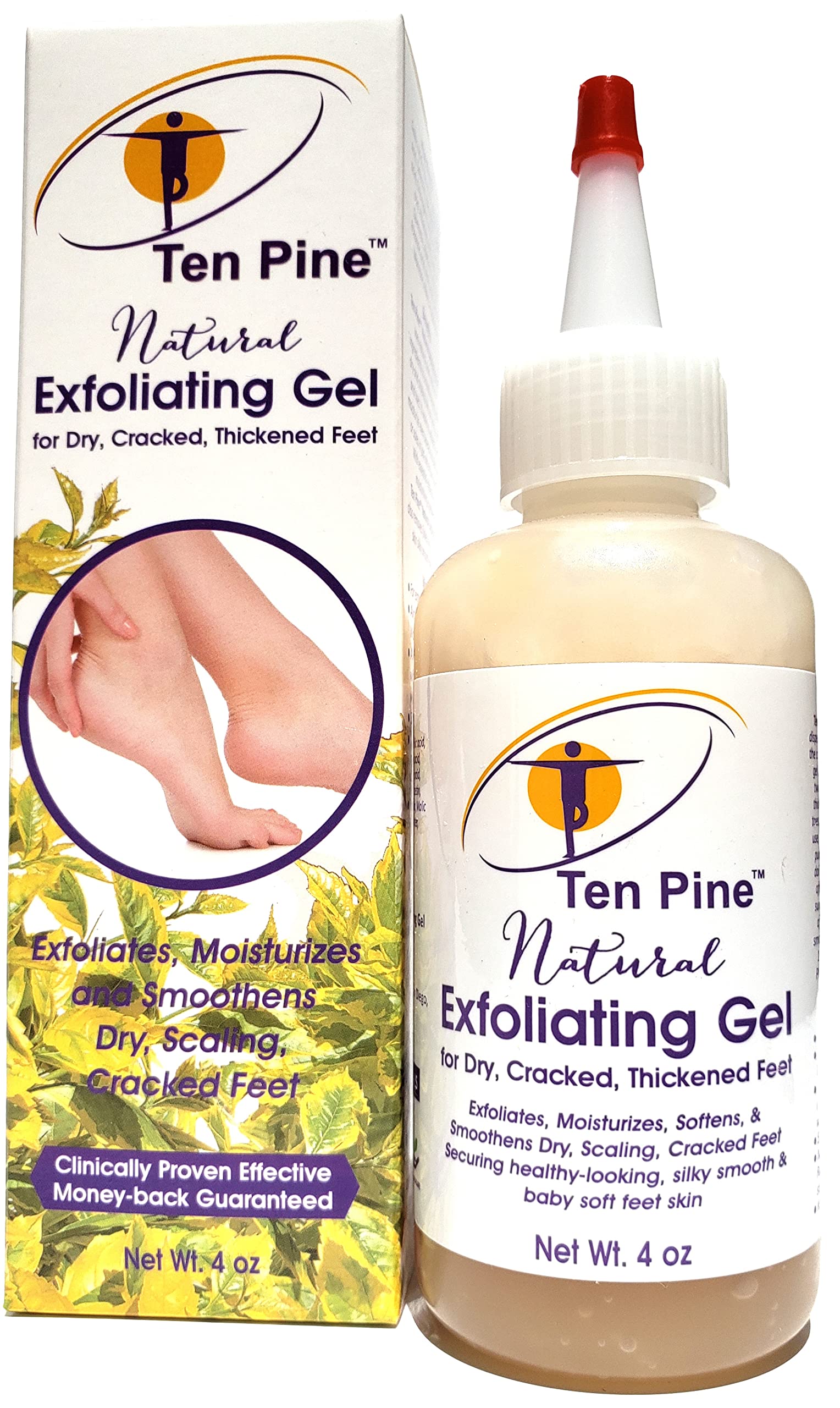 Vegan Foot Repair Cream Callus Remover Natural Exfoliating Gel for