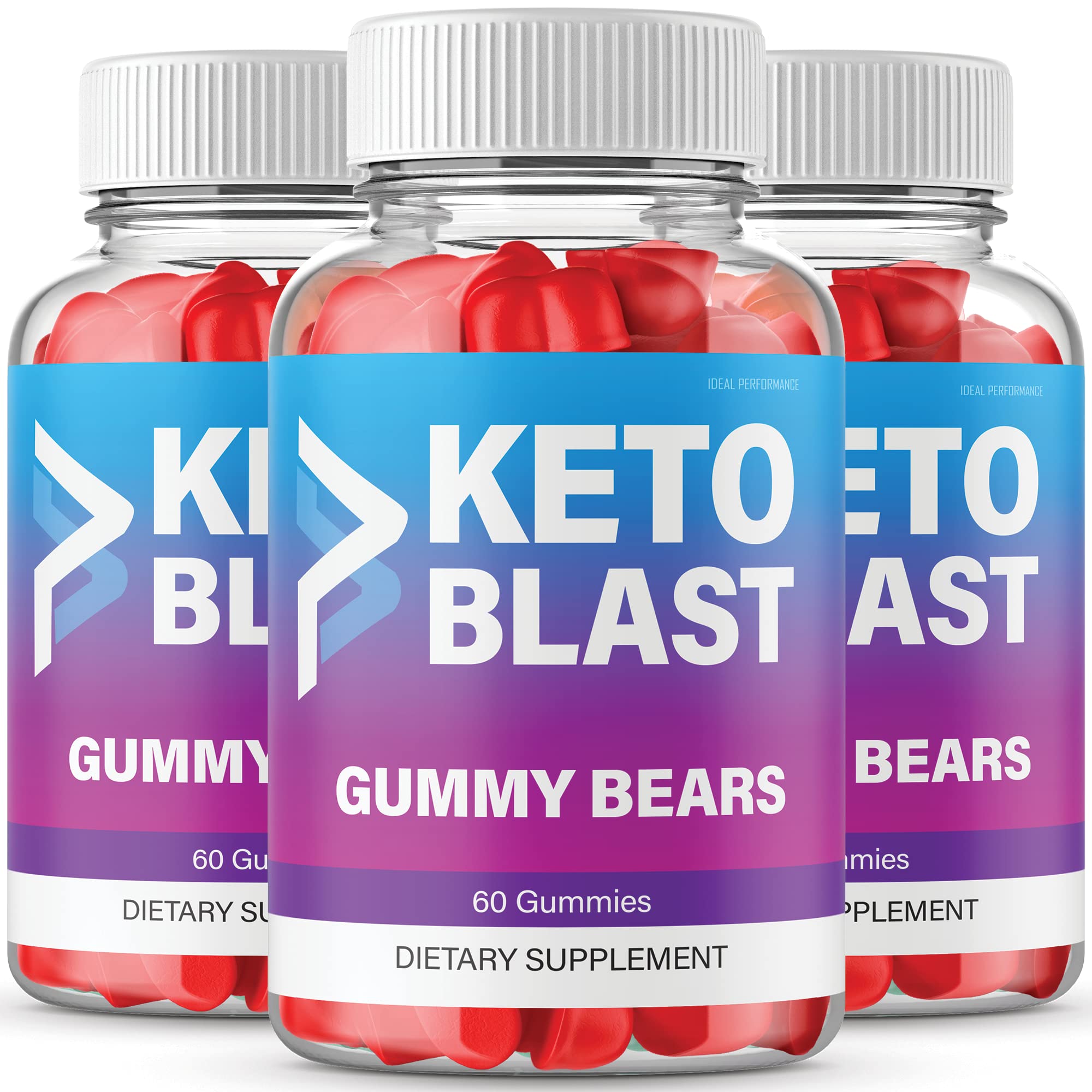 IDEAL PERFORMANCE (3 Pack) Keto Blast Gummies Keto Blast Gummy