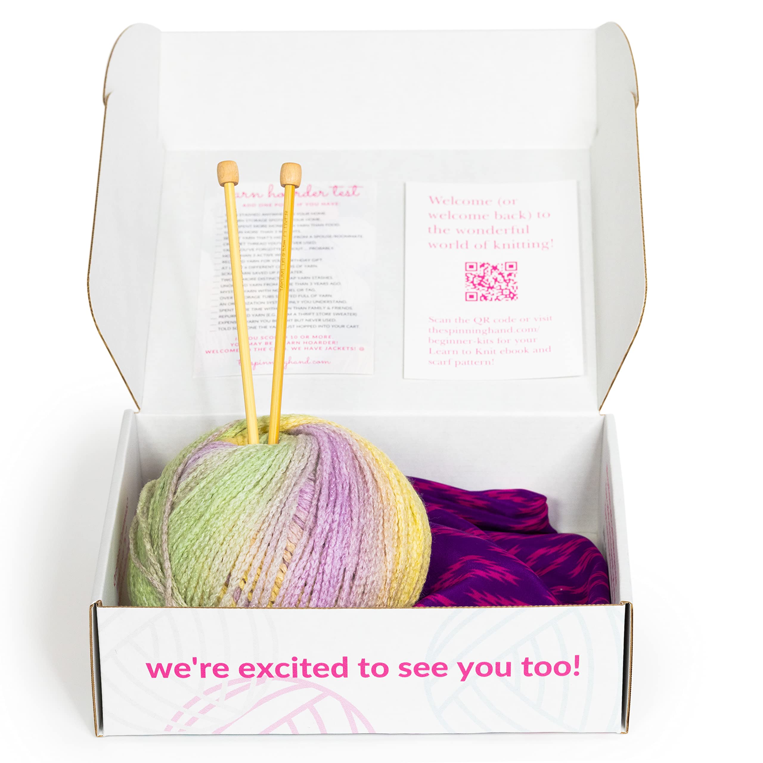 Beginners Knitting Kit, Beginners Crochet Kit, Learn to Knit Kit