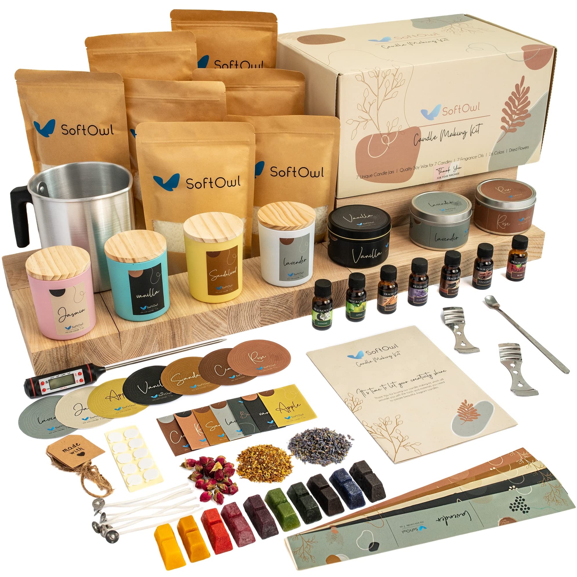 Buy Candle Making Kit Candle Making Kit for Adults Soy Candle Kit Candle  Making Supplies Online in India 