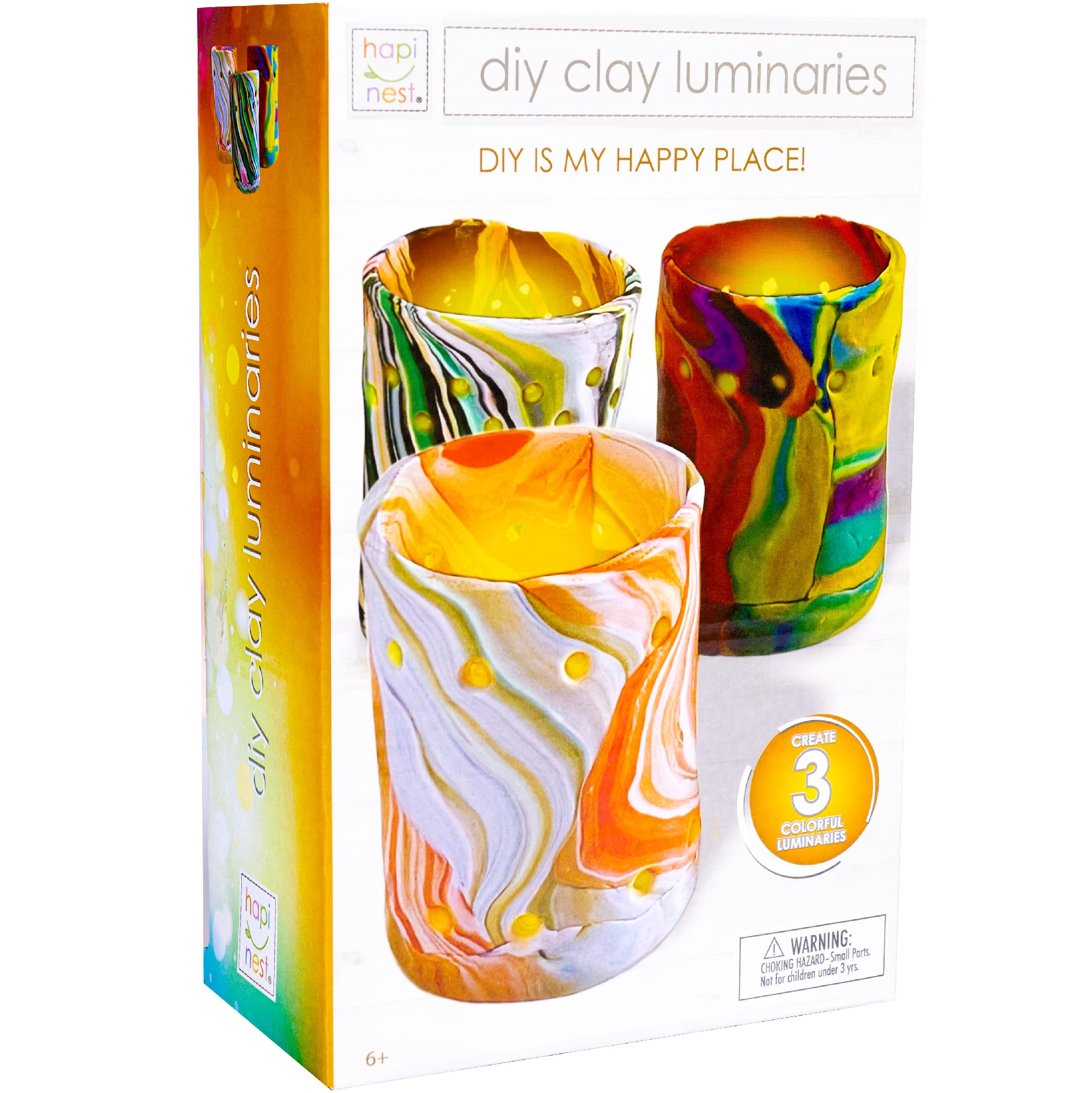 Hapinest Make Your Own Clay Luminaries Arts and Crafts Kit Gifts