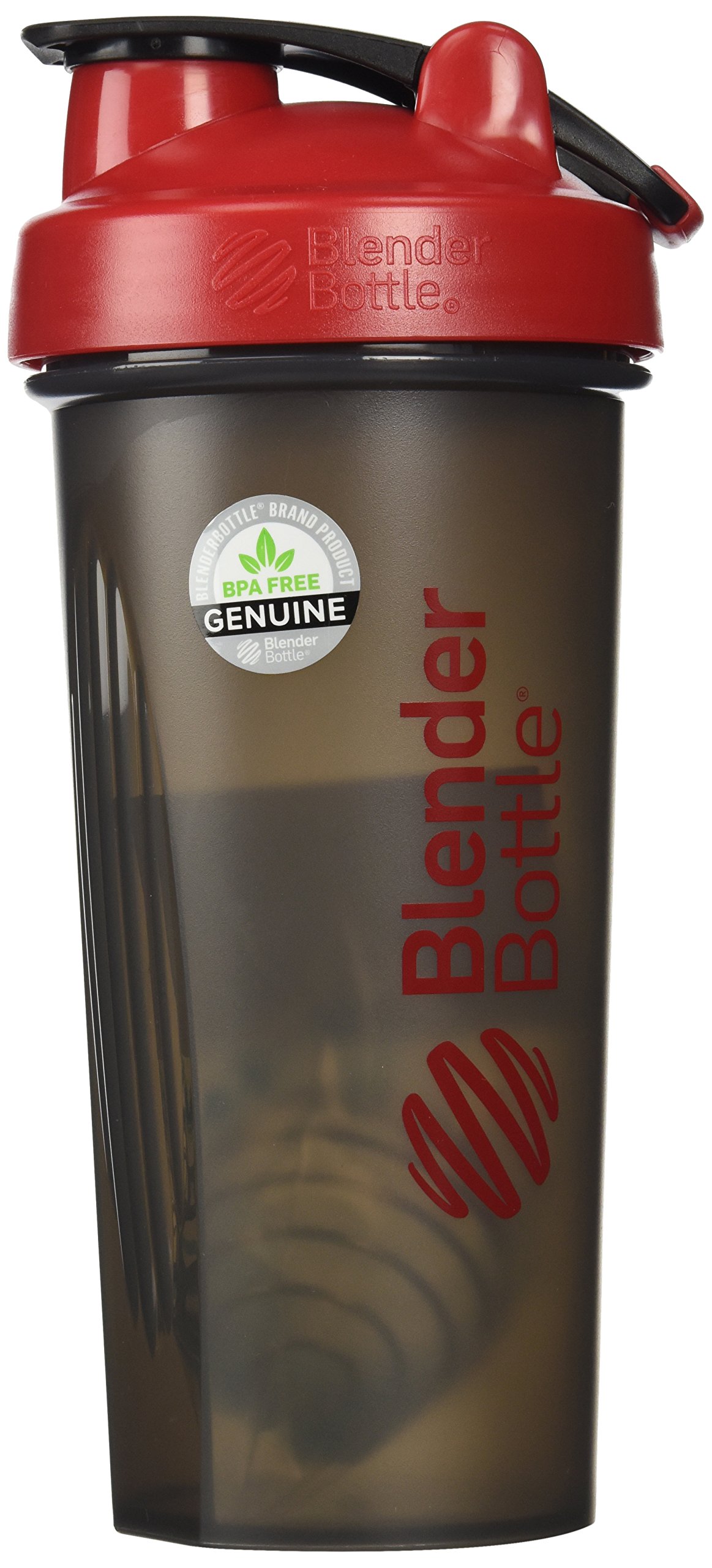 Blender Bottle Sport Mixer, Black/Red - 28 oz