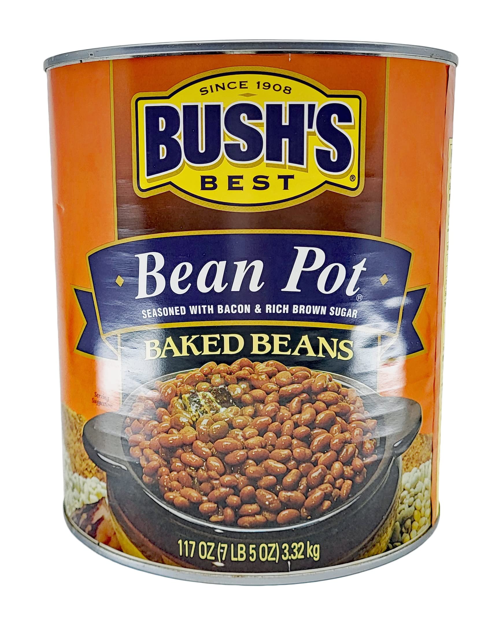 Bush's Best Bean Pot Baked Beans - 117 ounces (7 lb-5 oz) Can