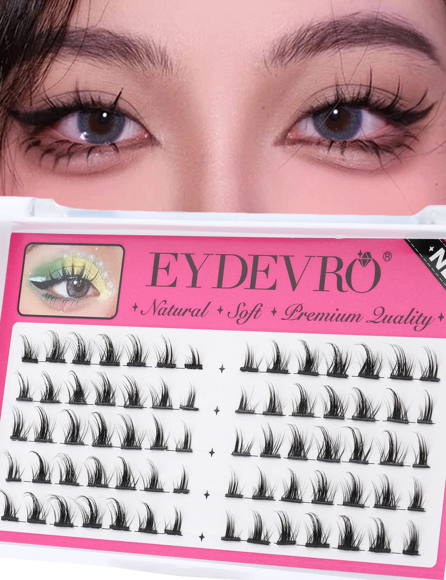 Manga Lashes Anime False Eyelashes Wispy Individual Clusters Extension  Lashes N