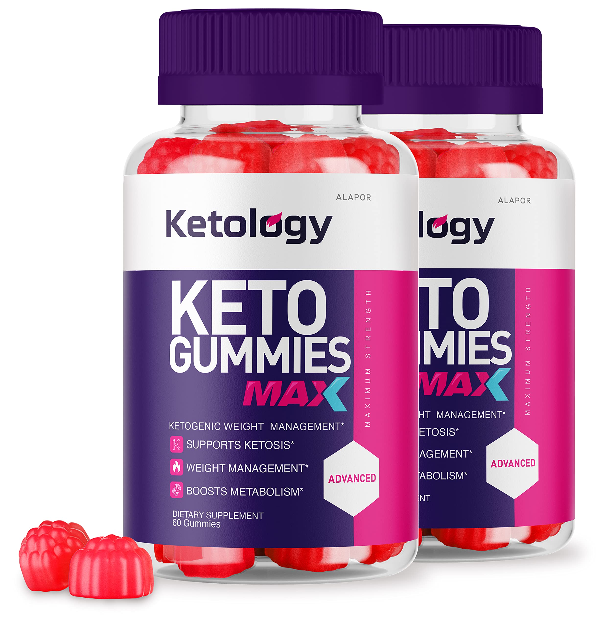 (2 Pack) Ketology Keto Max ACV Gummies New KetologyGummies Max