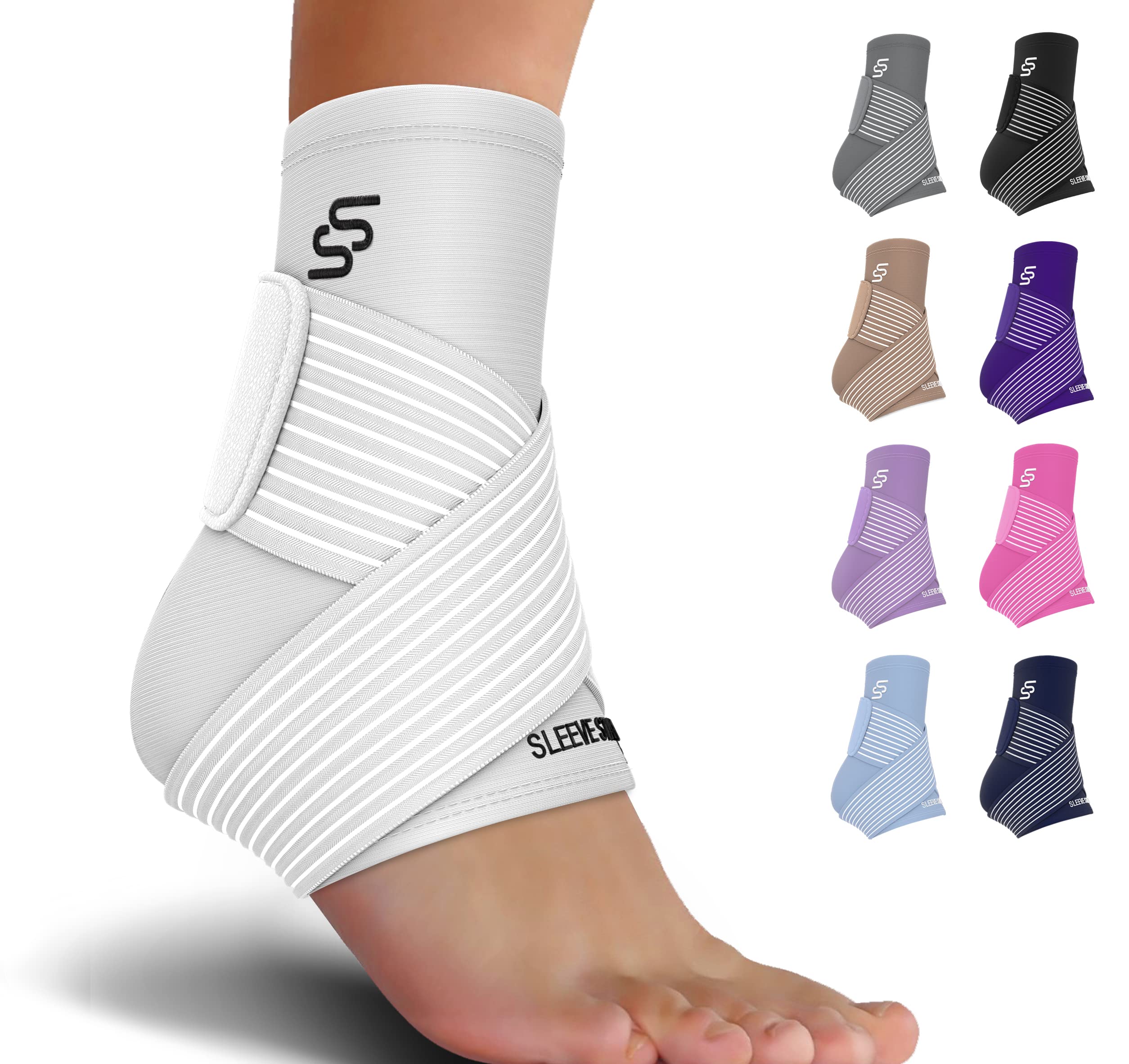 Buy Wonder Care- Ankle Brace Adjustable Breathable Ankle Support with  Elastic Fabric, Compression Ankle Wrap for Sports Protect, Ankle Sprain,  Plantar Fasciitis -XXL Online at Low Prices in India - Amazon.in