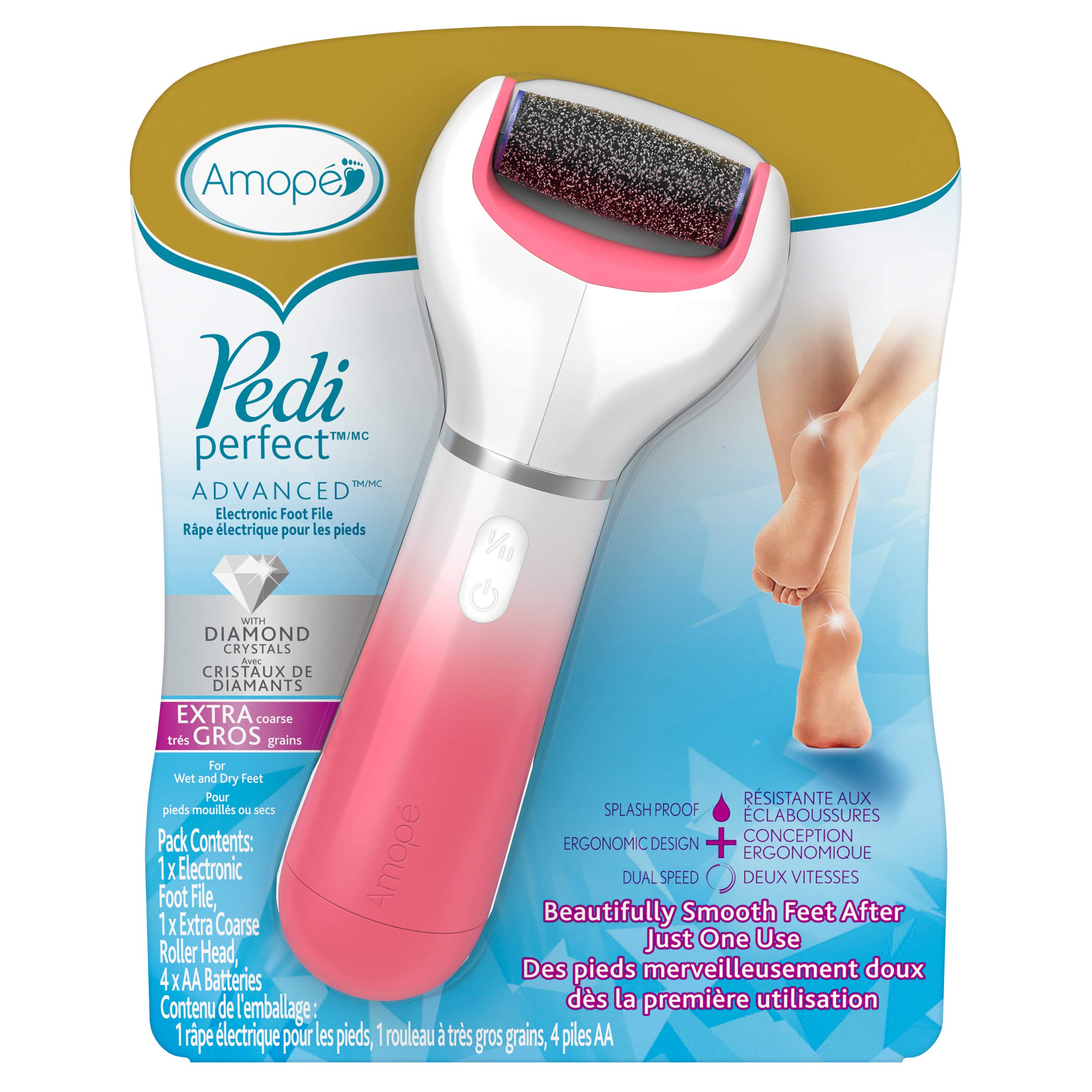 Amope Foot Care: Top Electronic Foot File for at home pedicure - Amope US