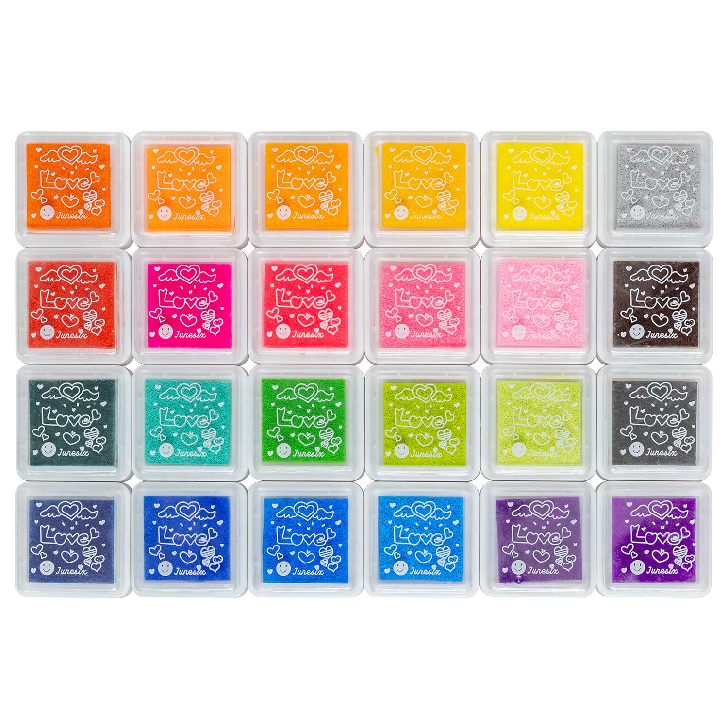  Ink Pad, 15 Colors Finger Washable Stamp Pads for Kids : Arts,  Crafts & Sewing