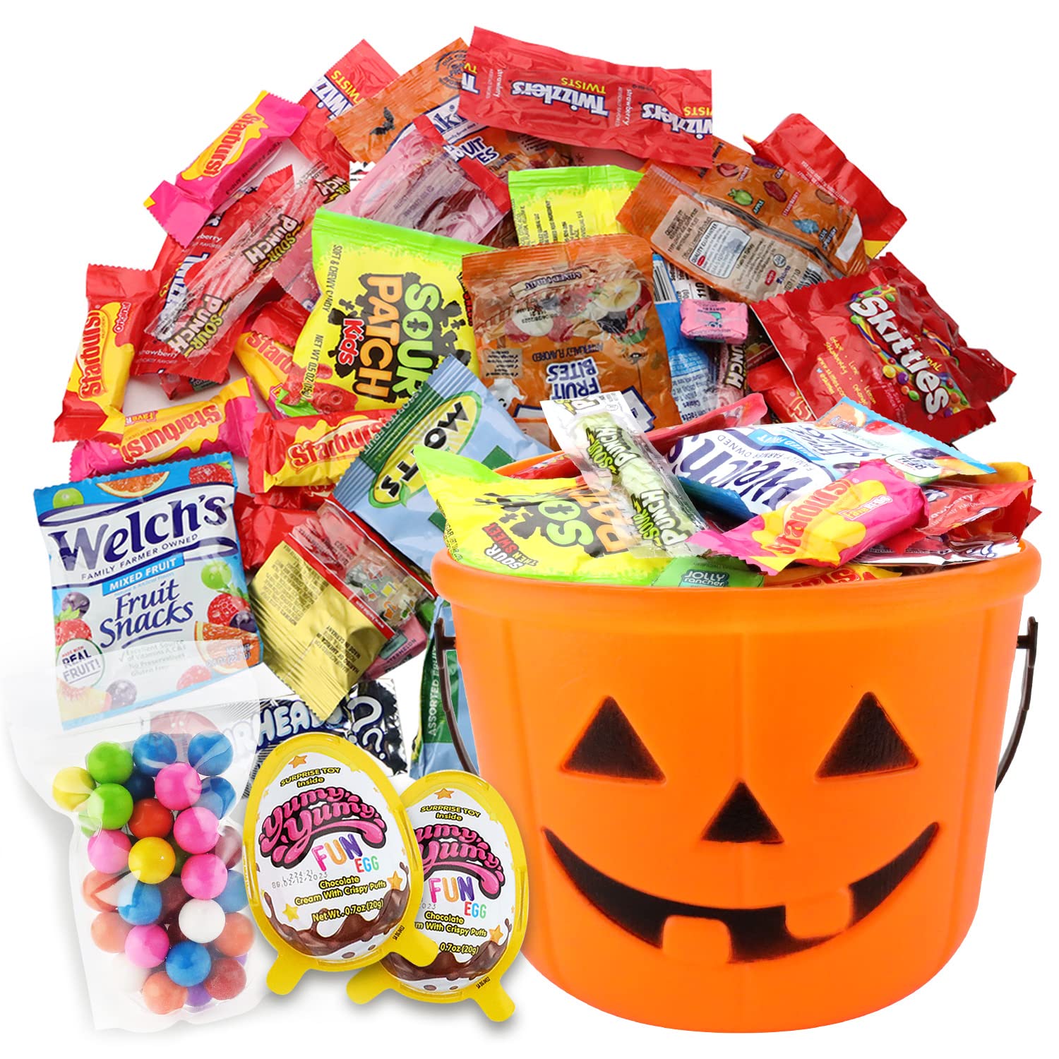Halloween Care Package Gift Basket -Filled with 2 Lbs Halloween Candy  Treats, 55 items Option 2