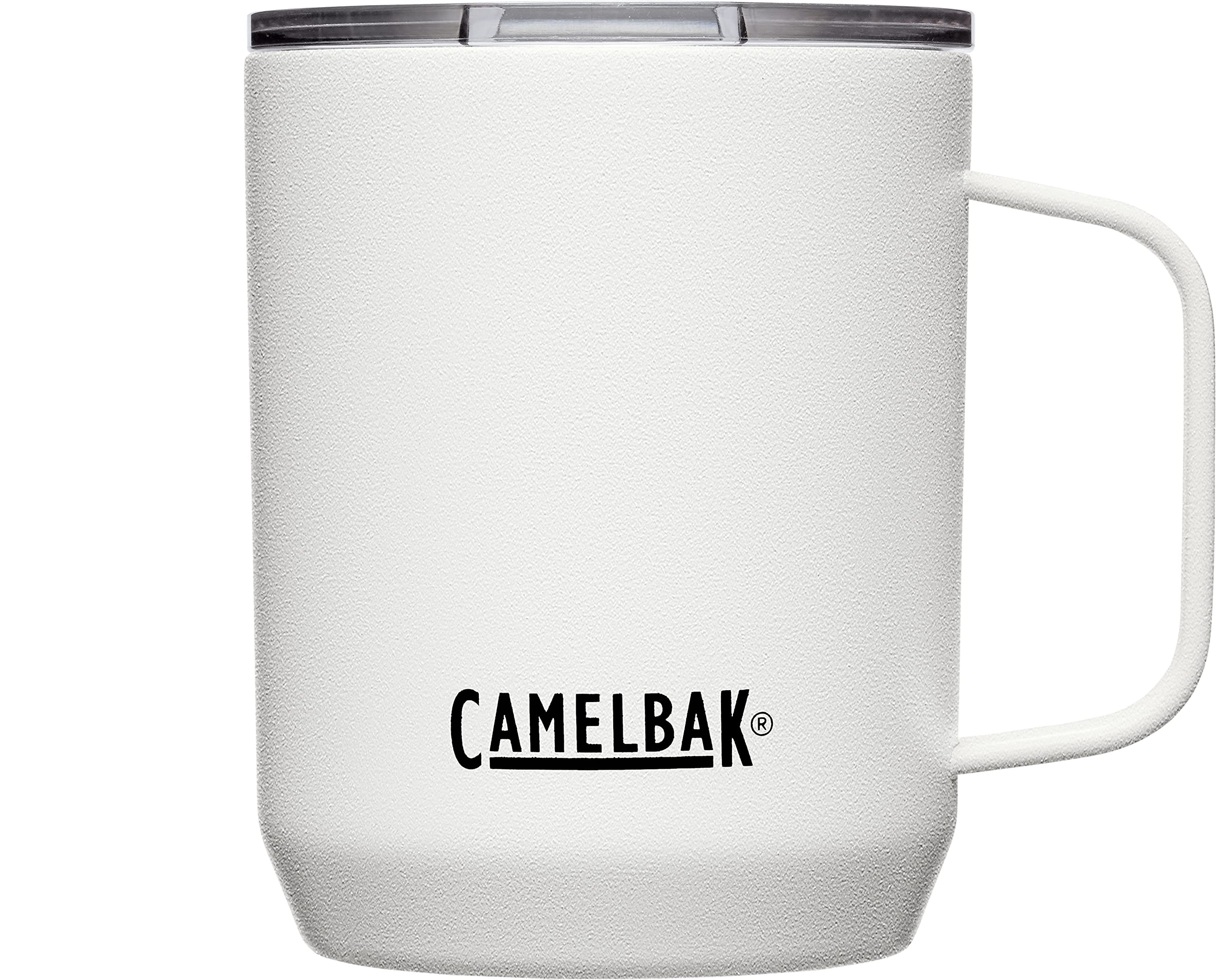 CamelBak Horizon 12 oz Camp Mug - WHITE Insulated Stainless Steel -  Tri-Mode Lid