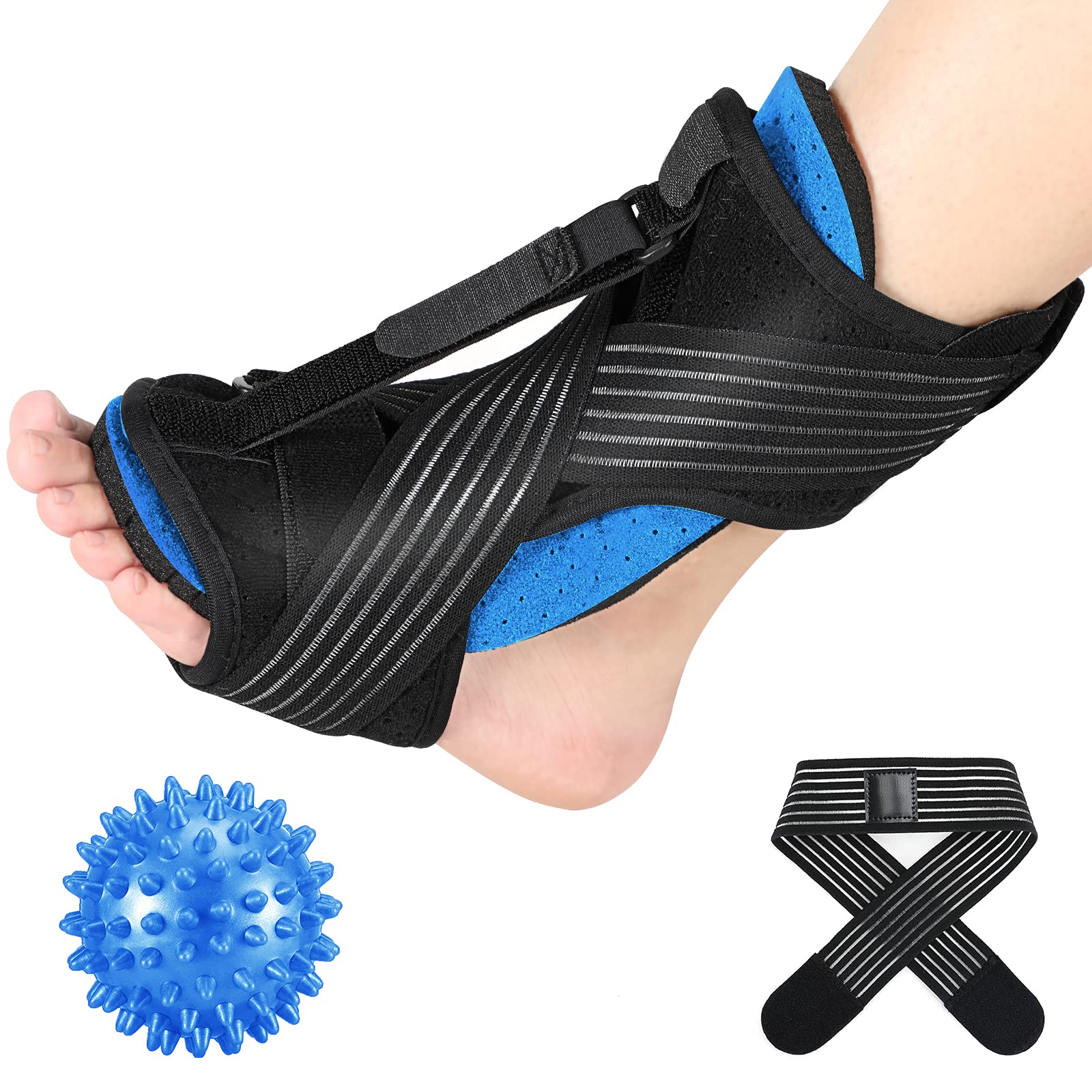 AMIAWIT Plantar Fasciitis Night Splint, Upgraded Adjustable Plantar  Fasciitis Brace Night Splints For Plantar Fasciitis, Heel