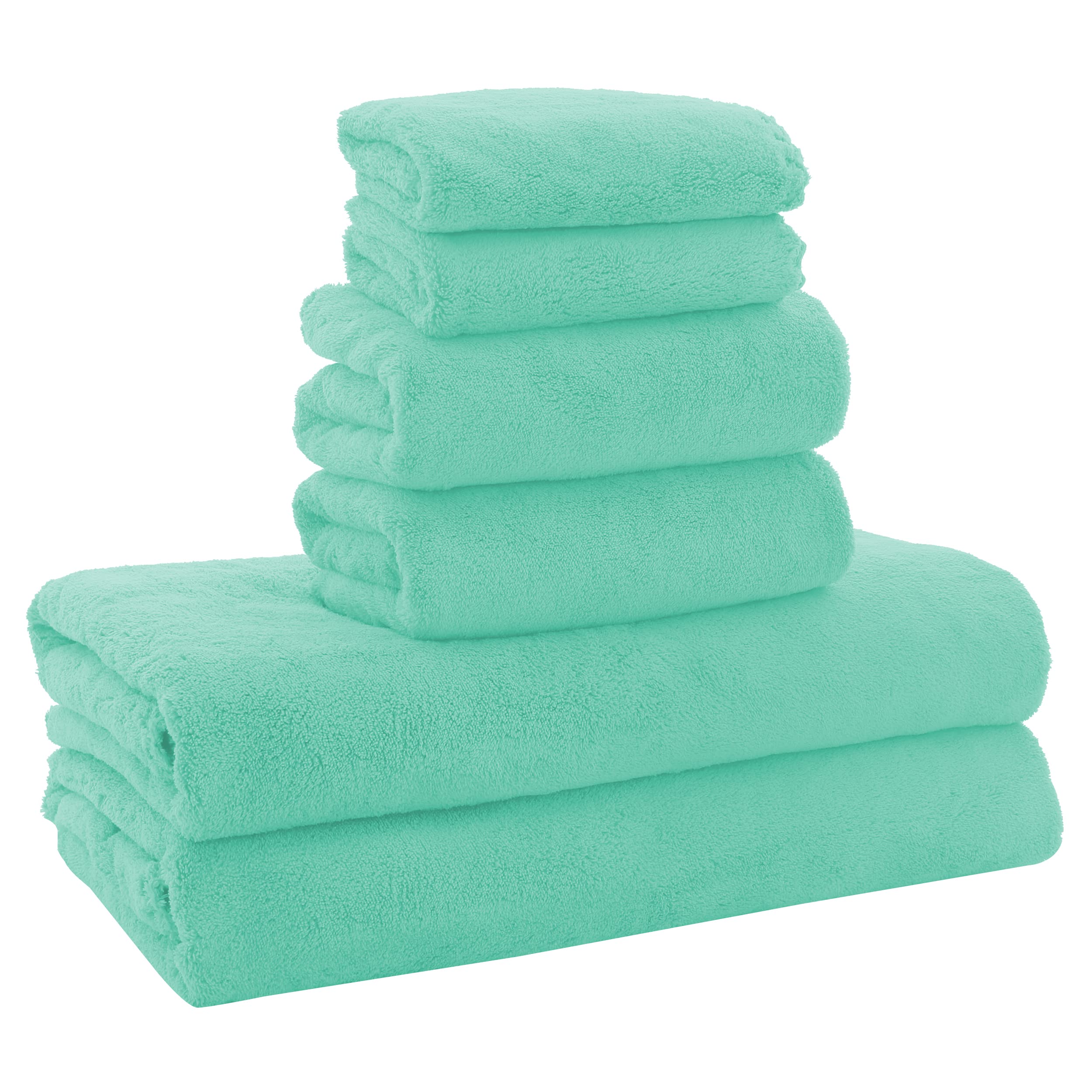 Microfiber Bath Towel Sets, Extra Absorbent Fast Drying Bath