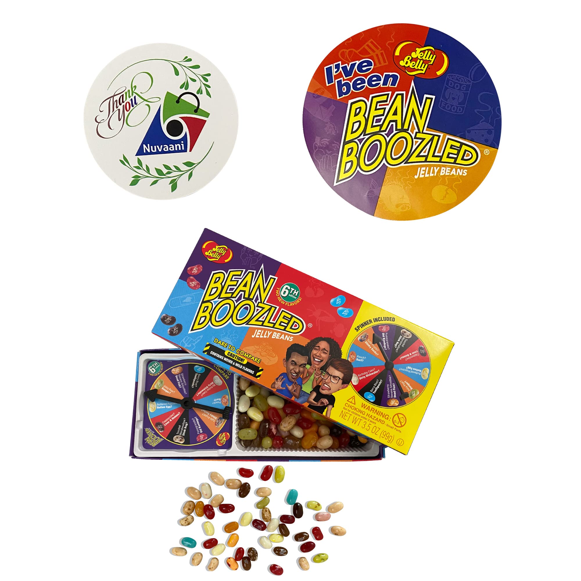 Jelly Belly - Bean Boozled 6th Edition - 3.5oz Spinner Box