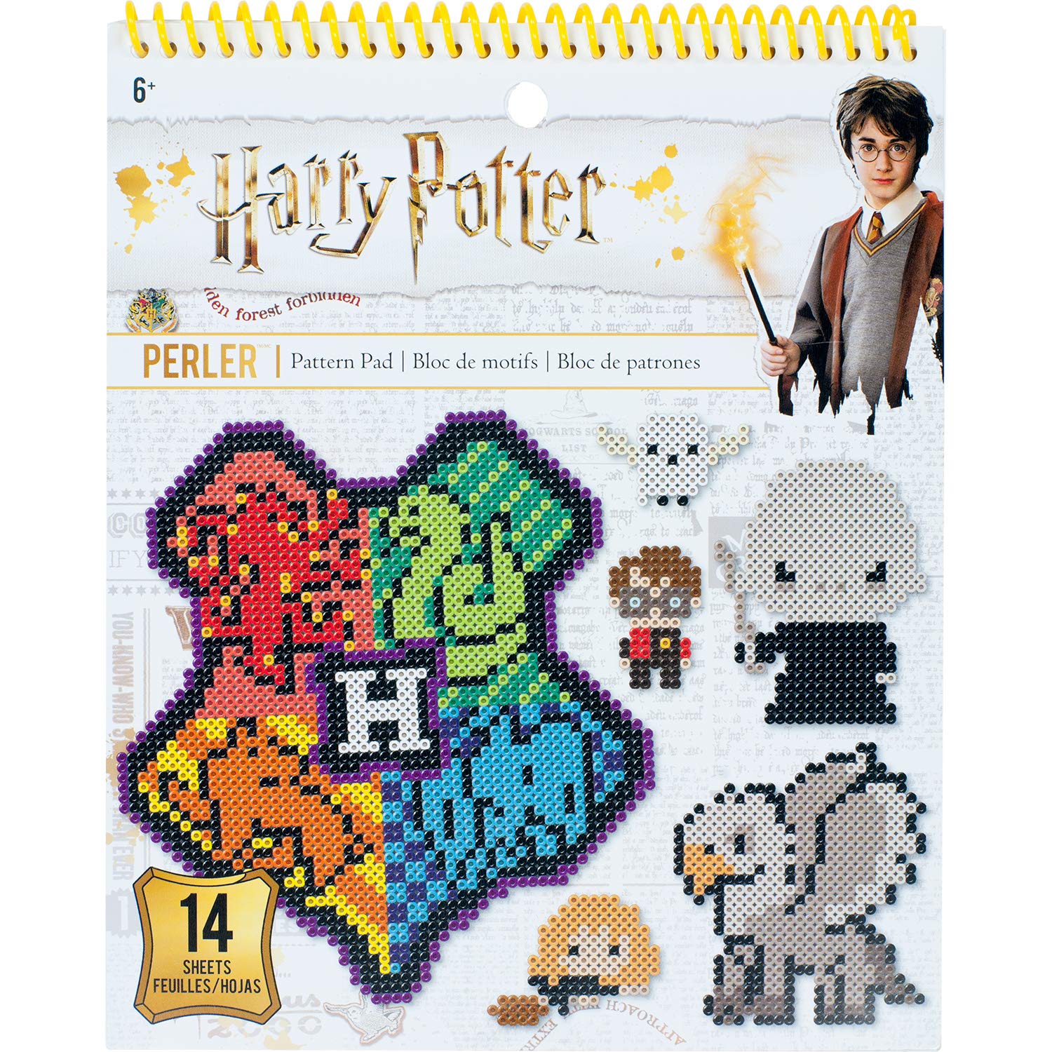 Bead Pattern Hogwarts Crest Hufflepuff Hama Beads Perler Beads Kit