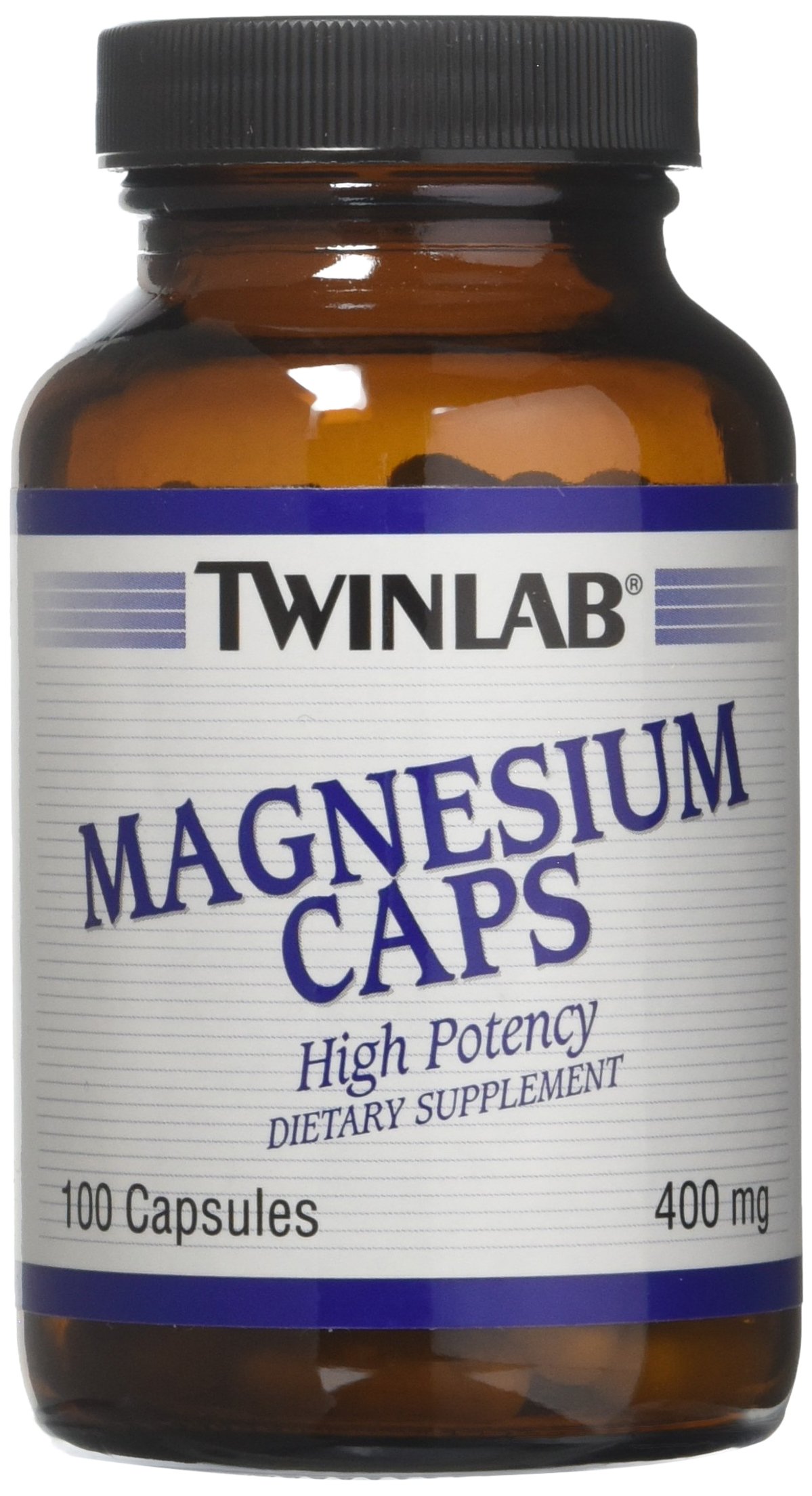 Magnesium 400 Mg By Twinlab 100 Cap Pack of 3