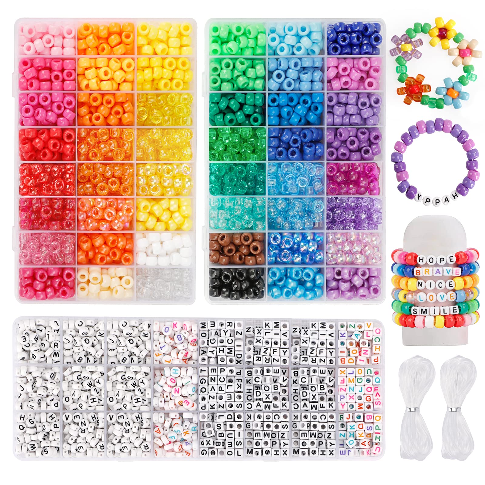 My Friendship Bracelet Maker, 20 Pre-cut Threads craft Kit / Kids Jewelry  Kit 