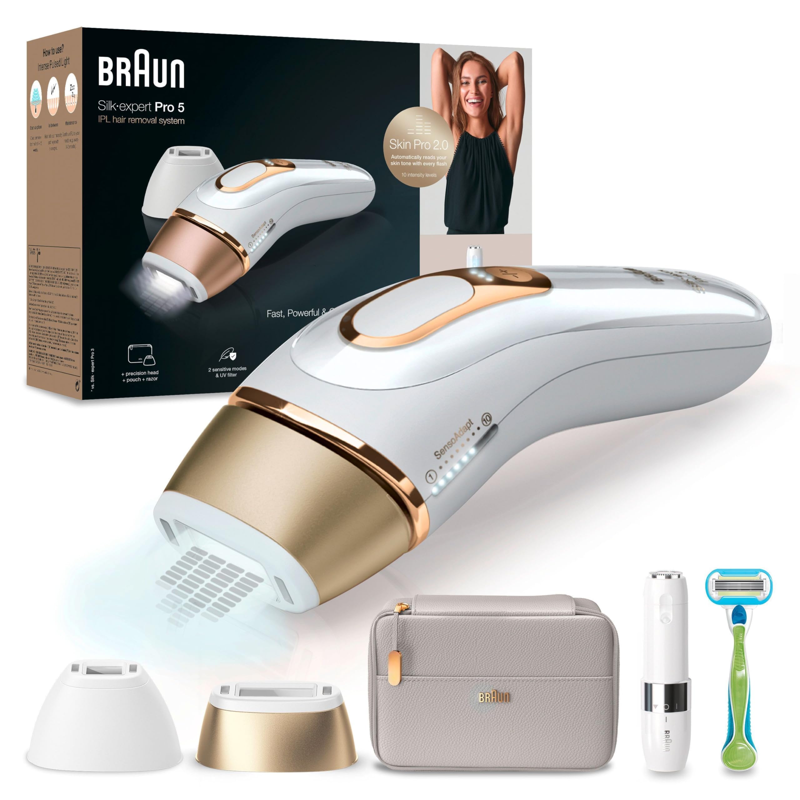 Braun IPL Silk Expert Pro 5 Hair Removal Device for Women