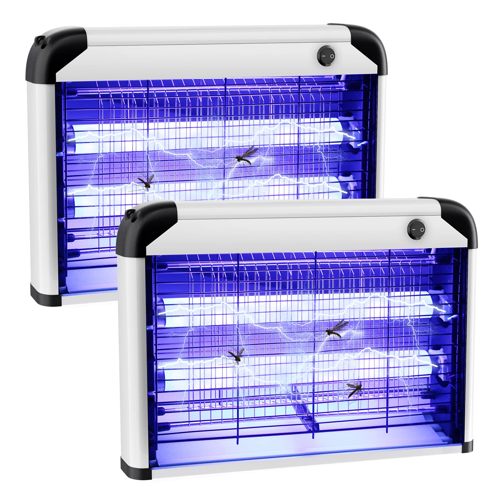 Electric Bug Zapper, Aluminium Indoor Mosquito Killer with 20W Lamps 2