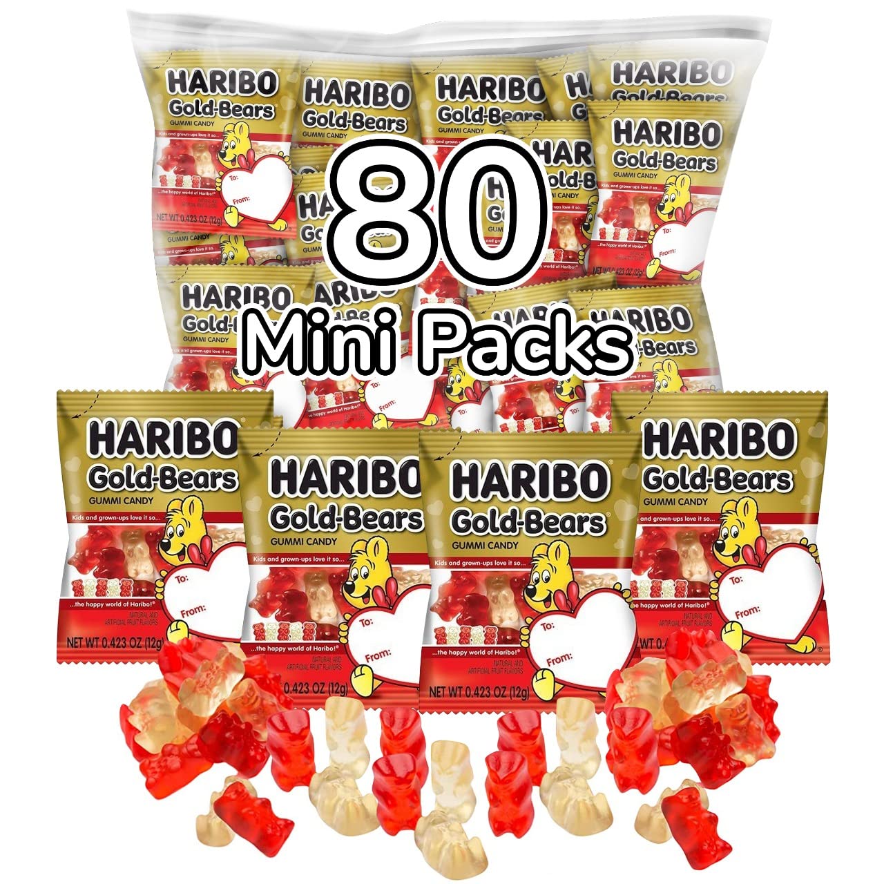 5 Natural Flavor Gummi Bears Candy - Bulk Bags