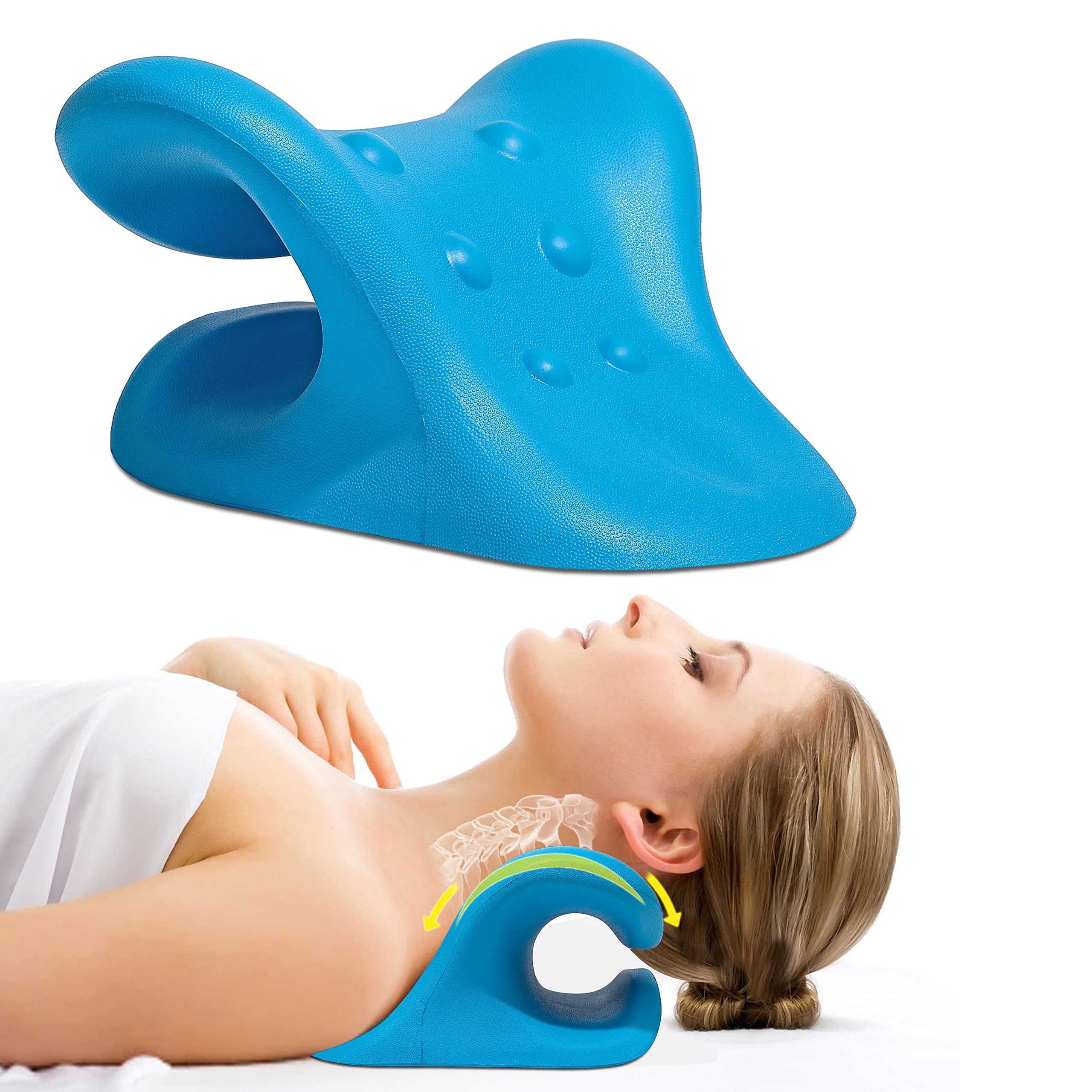 Neck and Shoulder Relaxer, Neck Stretcher for TMJ Pain Relief and